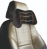 PROTEGO Universal Memory Foam Car Neck Rest Pillow with Washable Velvet Cover | Relieves Neck Pain | Ergonomic Support Orthopedic Cushion Ultra Soft | for All Hatchback SUV Sedan Cars | Black