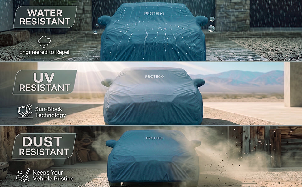 PROTEGO Premium Car Cover for Honda Amaze Antenna New | Waterproof, Dustproof & UV Protection |