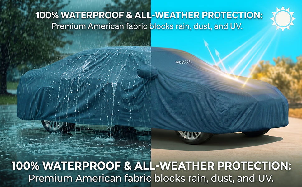 PROTEGO Premium Car Cover for Honda Amaze Antenna New | Waterproof, Dustproof & UV Protection |