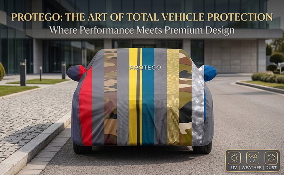 PROTEGO Premium Car Cover for Honda Amaze Antenna New | Waterproof, Dustproof & UV Protection |