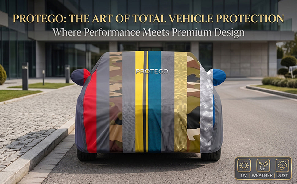 PROTEGO Premium Car Cover for Honda Amaze Antenna New | Waterproof, Dustproof & UV Protection |