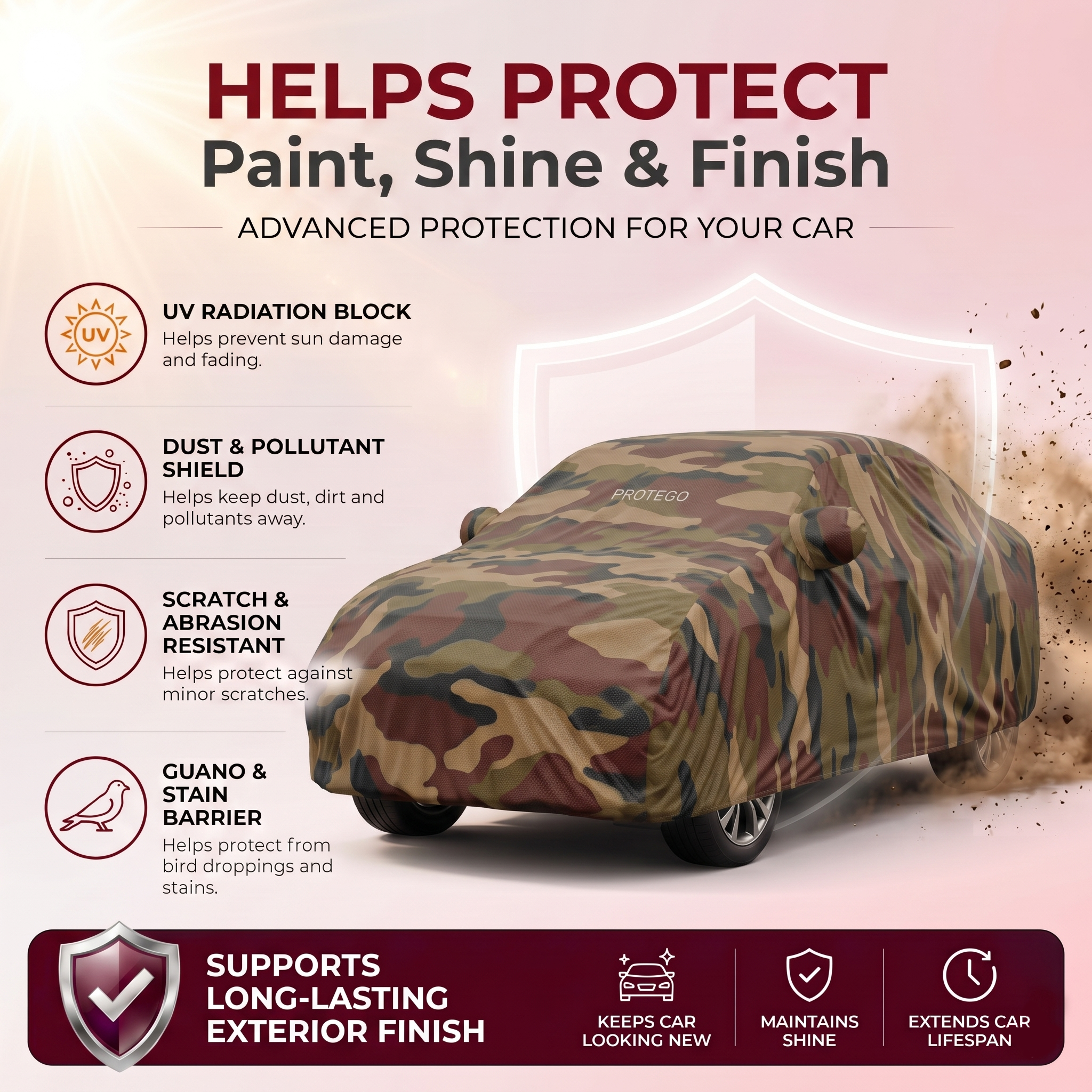 PROTEGO Premium Car Cover for Honda Mobilio | Waterproof, Dustproof & UV Protection |