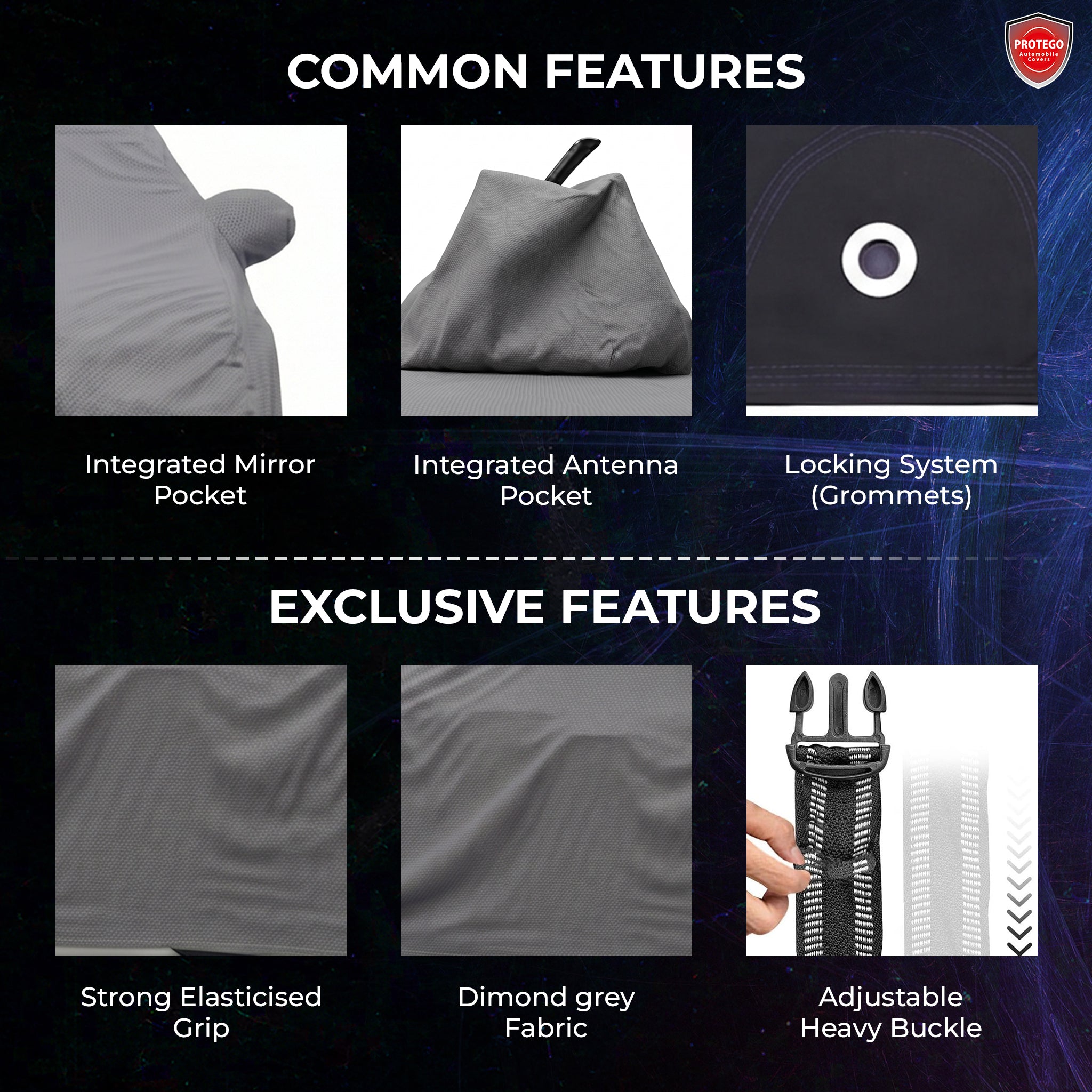 PROTEGO Premium Car Cover for Honda Amaze Antenna New | Waterproof, Dustproof & UV Protection |