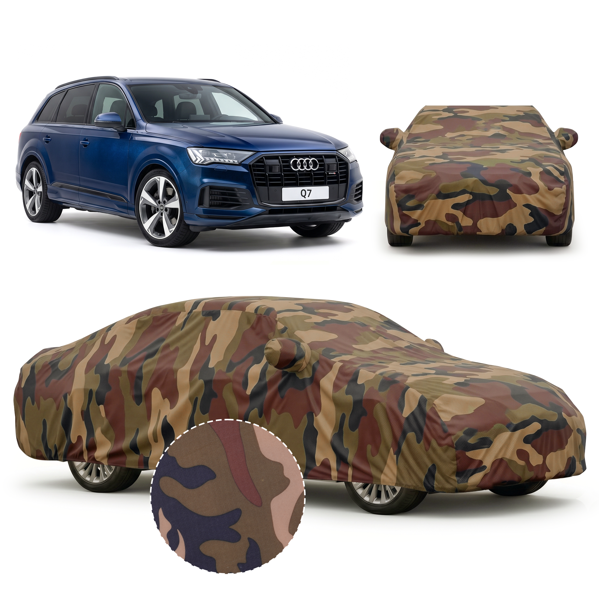 PROTEGO Premium Car Cover for Audi Q7 | Waterproof, Dustproof & UV Protection |