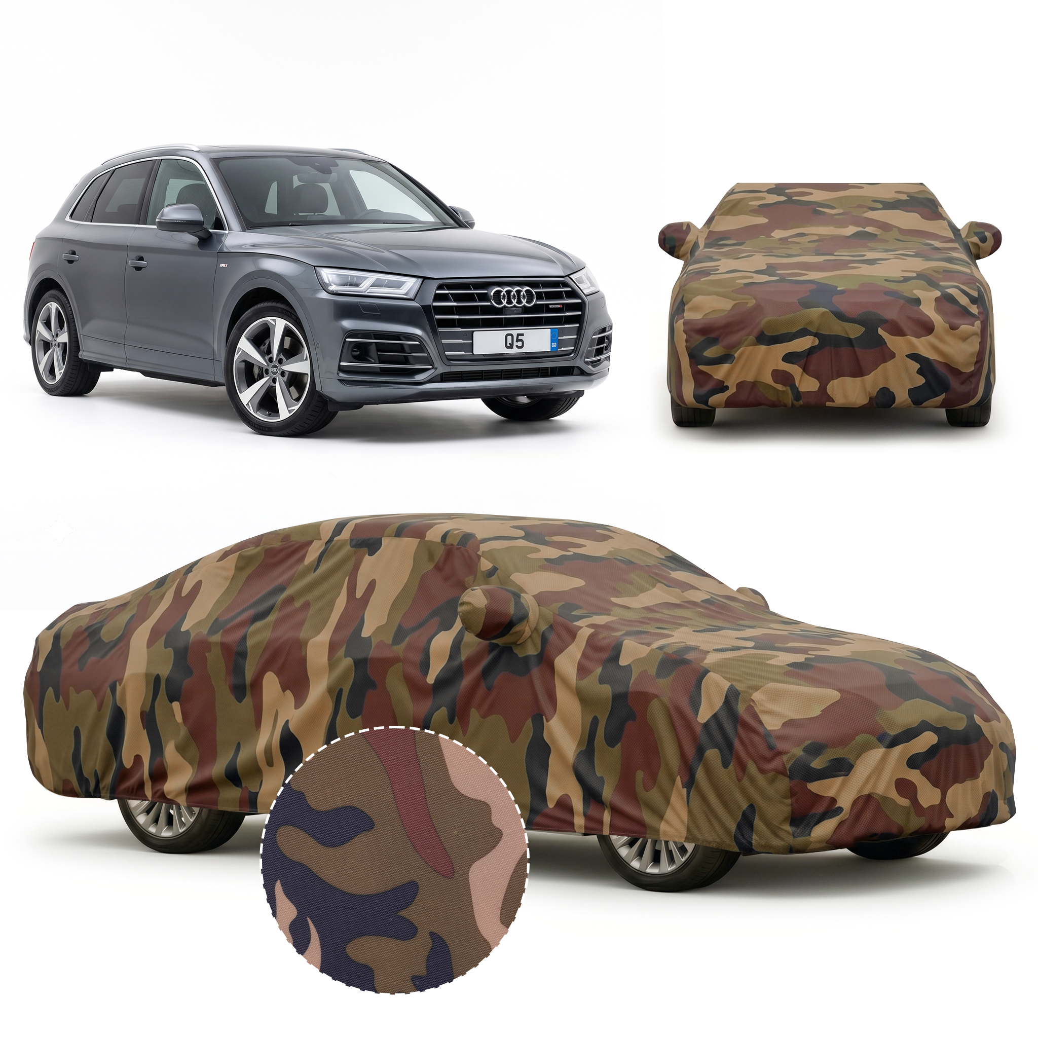 PROTEGO Premium Car Cover for Audi Q5 | Waterproof, Dustproof & UV Protection |