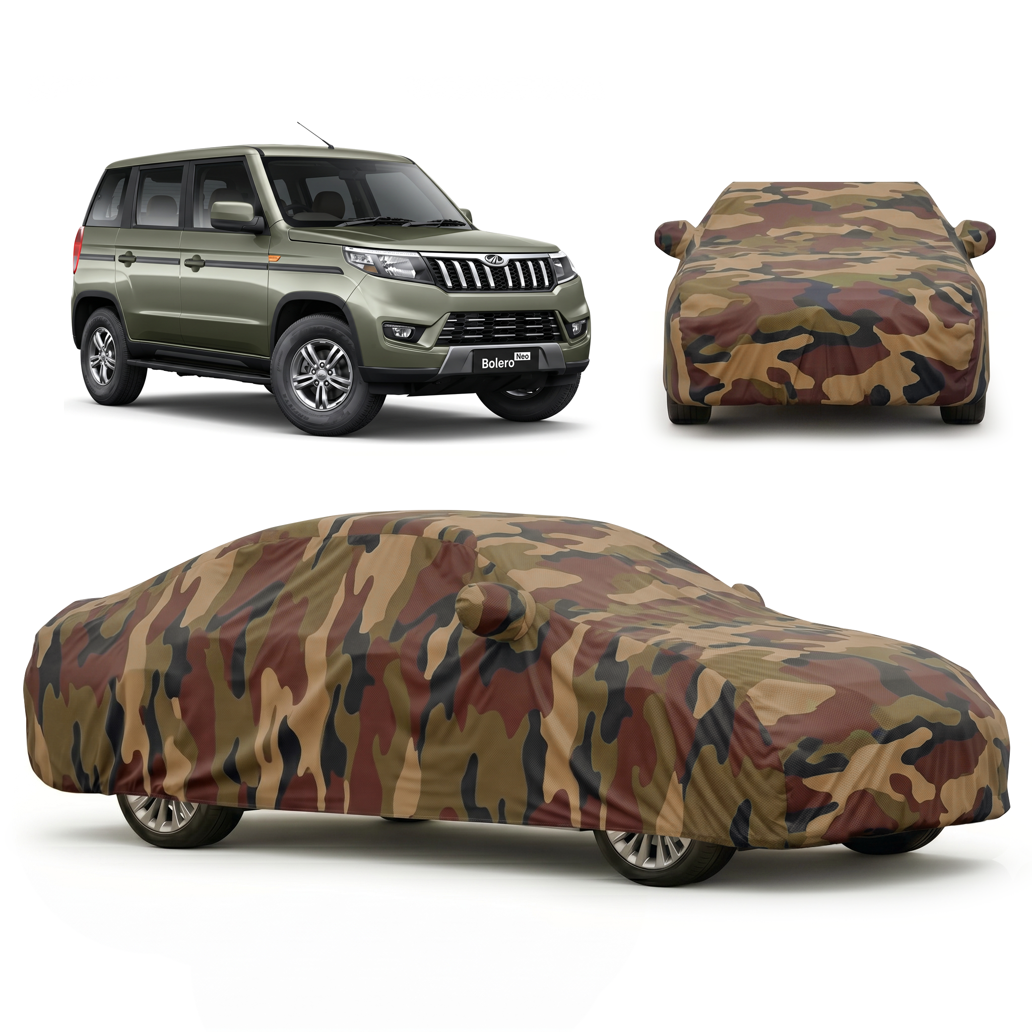 PROTEGO Premium Car Cover for Mahindra Bolero SLX | Waterproof, Dustproof & UV Protection |