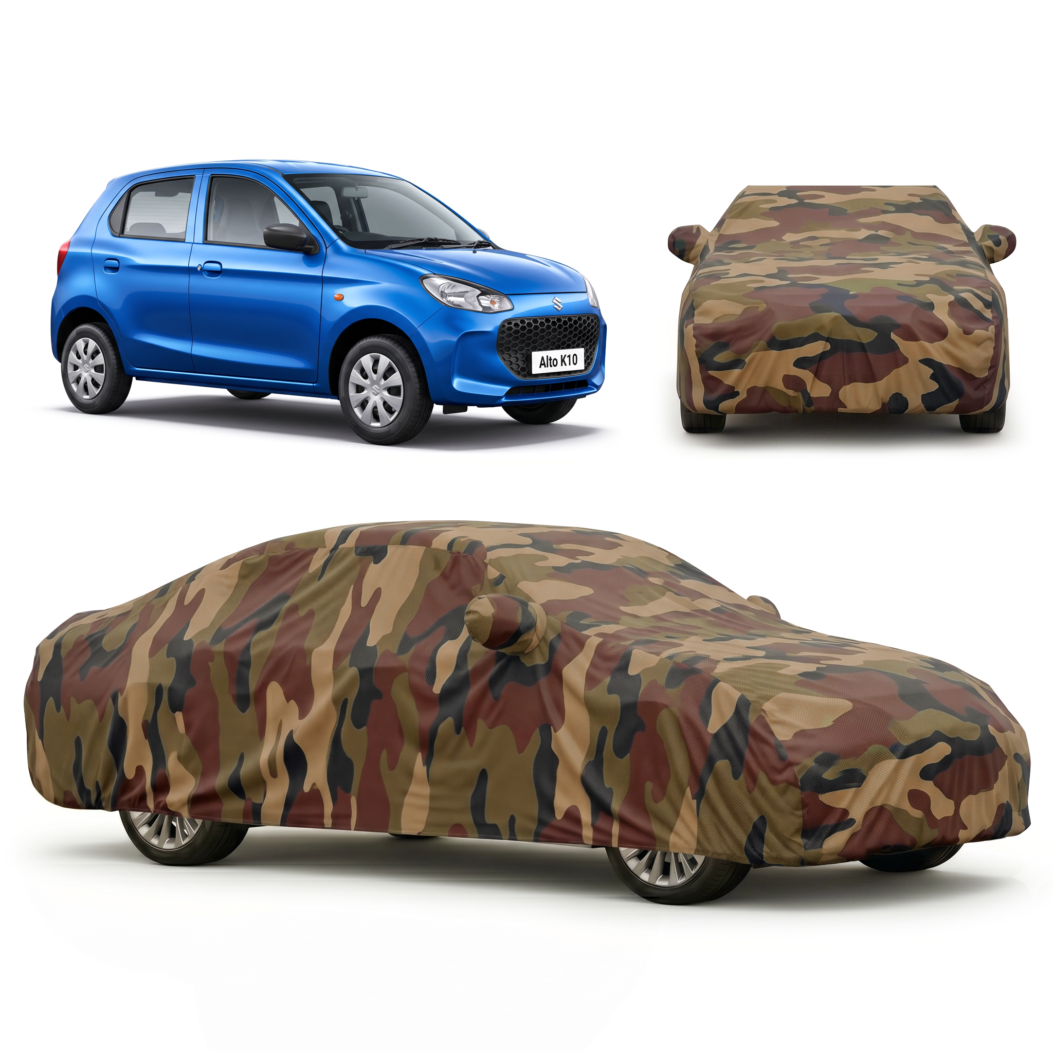 PROTEGO Premium Car Cover for Maruti Suzuki Alto K10 | Waterproof, Dustproof & UV Protection |