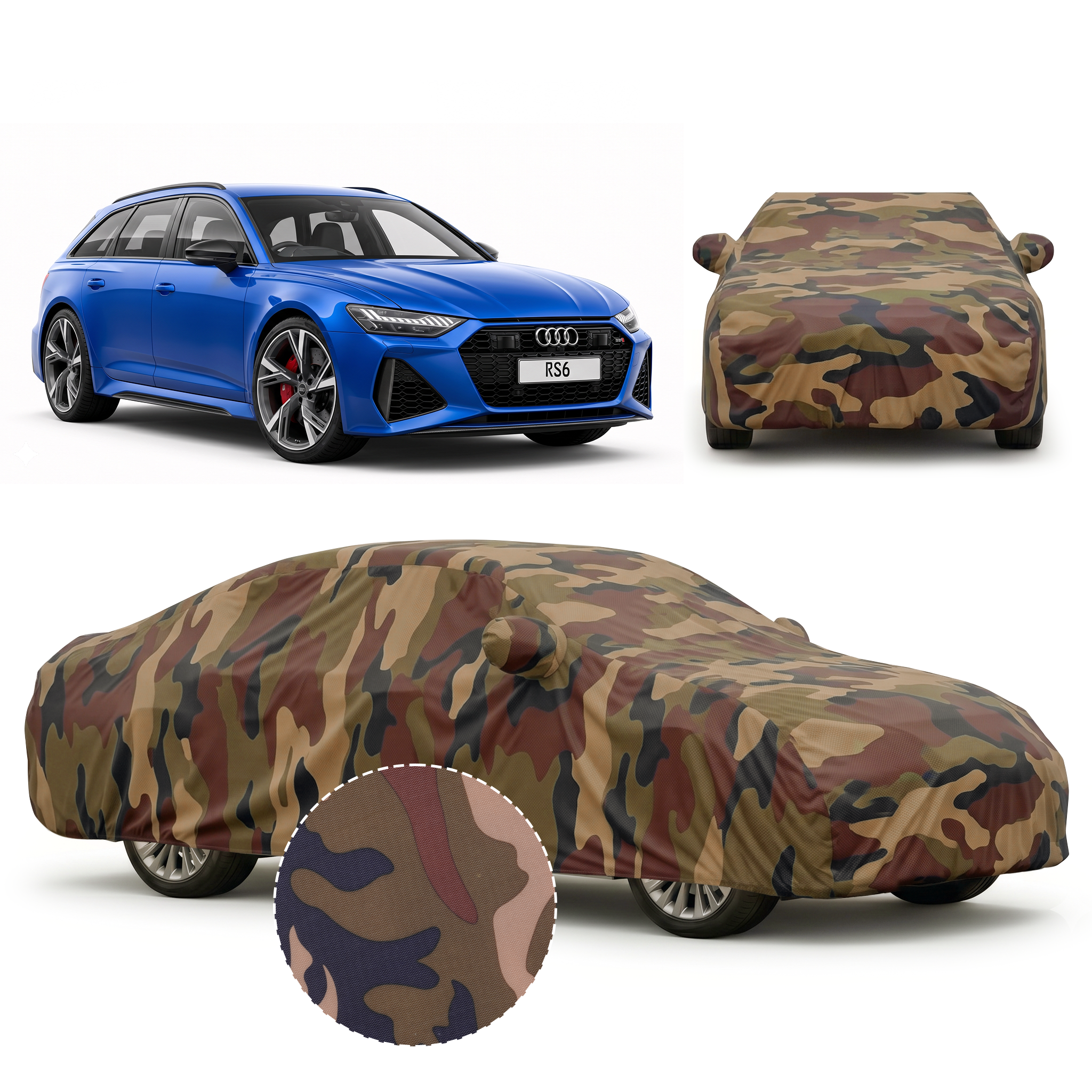 PROTEGO Premium Car Cover for Audi RS6 | Waterproof, Dustproof & UV Protection |