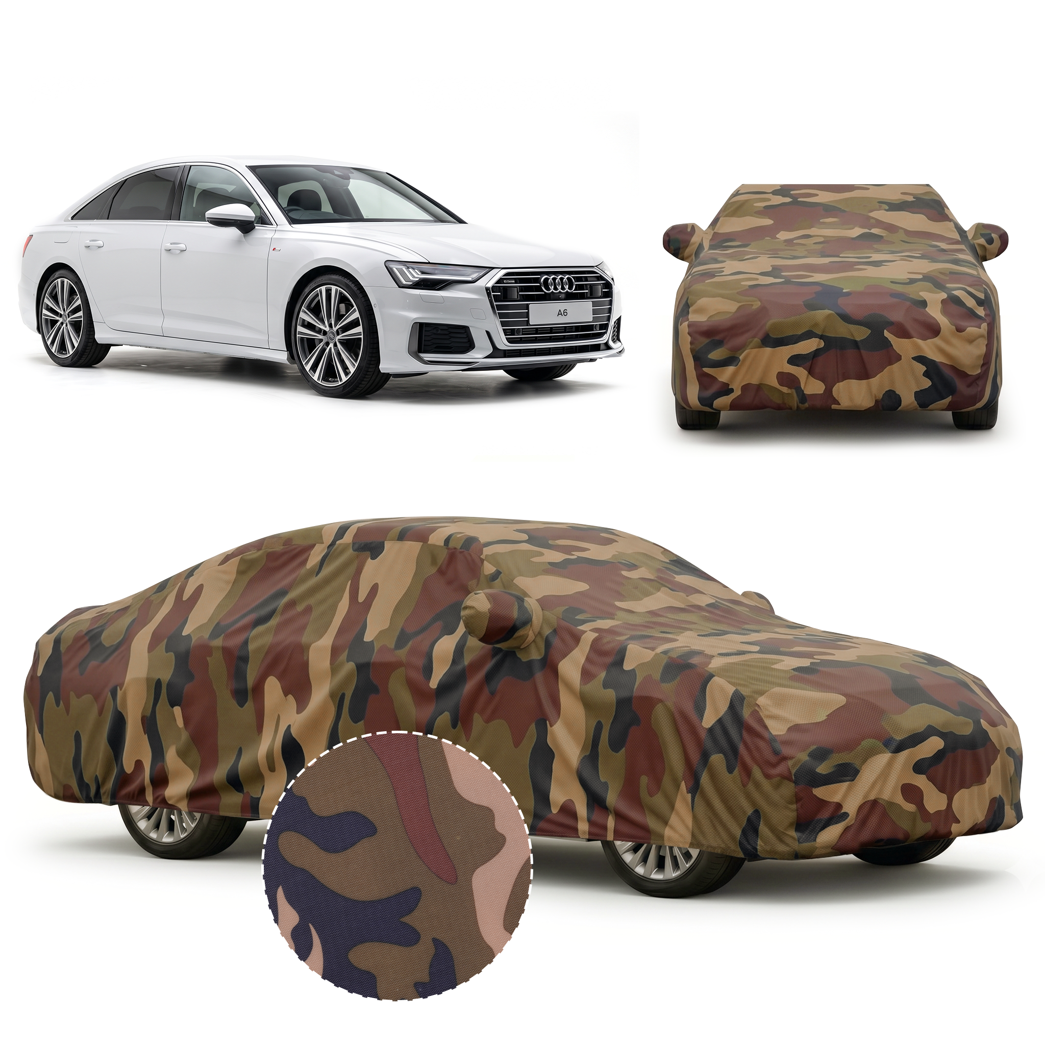 PROTEGO Premium Car Cover for Audi A6 | Waterproof, Dustproof & UV Protection |