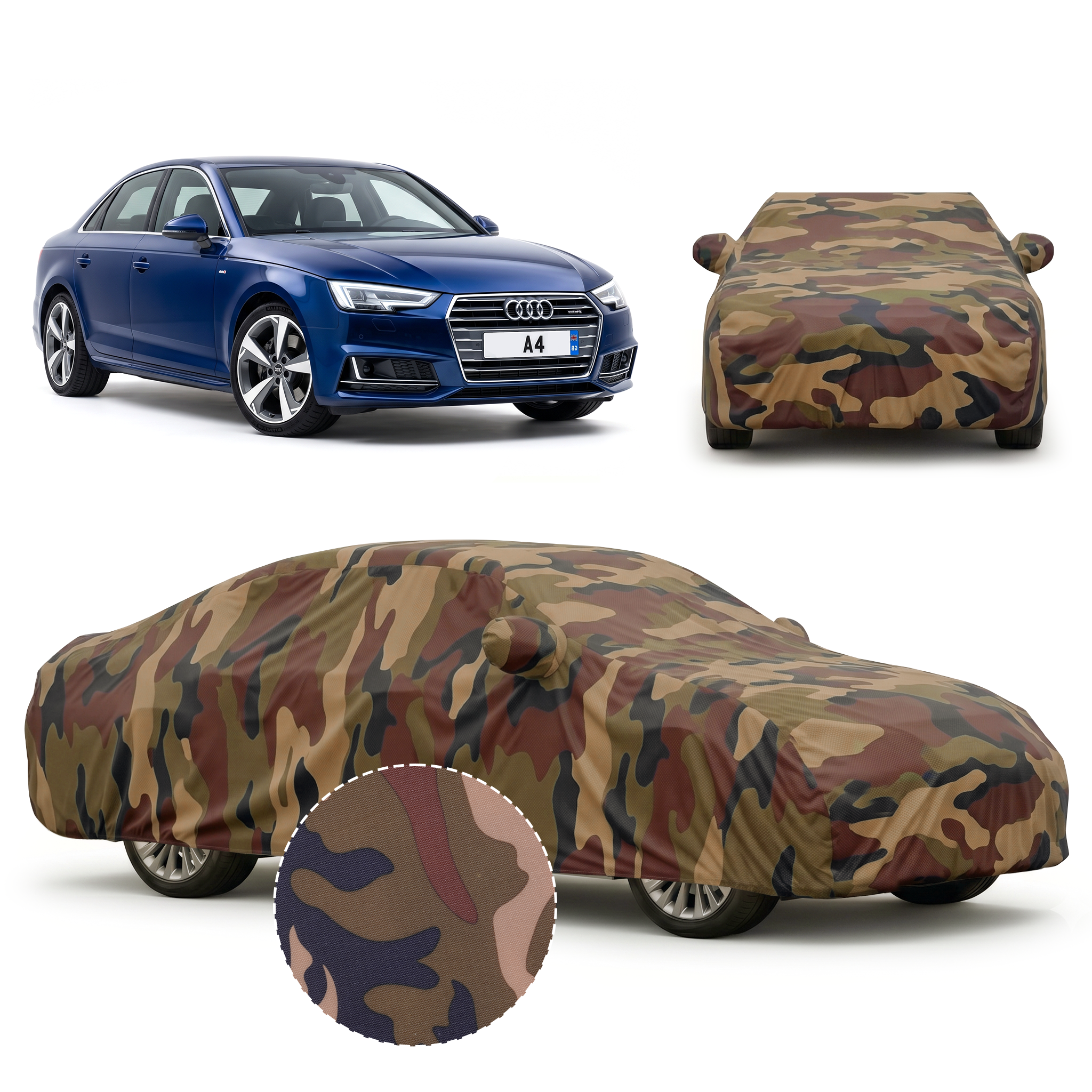 PROTEGO Premium Car Cover for Audi A4 | Waterproof, Dustproof & UV Protection |