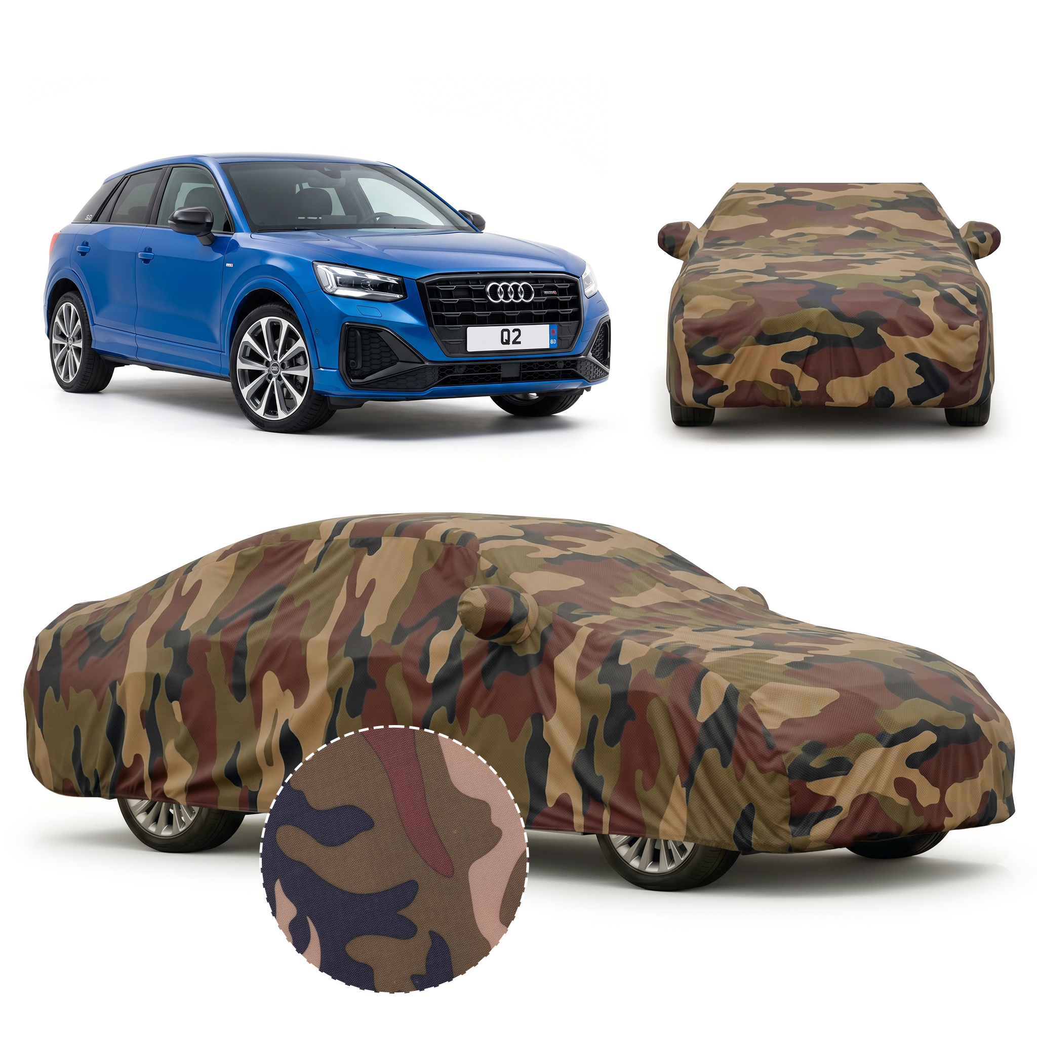 PROTEGO Premium Car Cover for Audi Q2 | Waterproof, Dustproof & UV Protection |