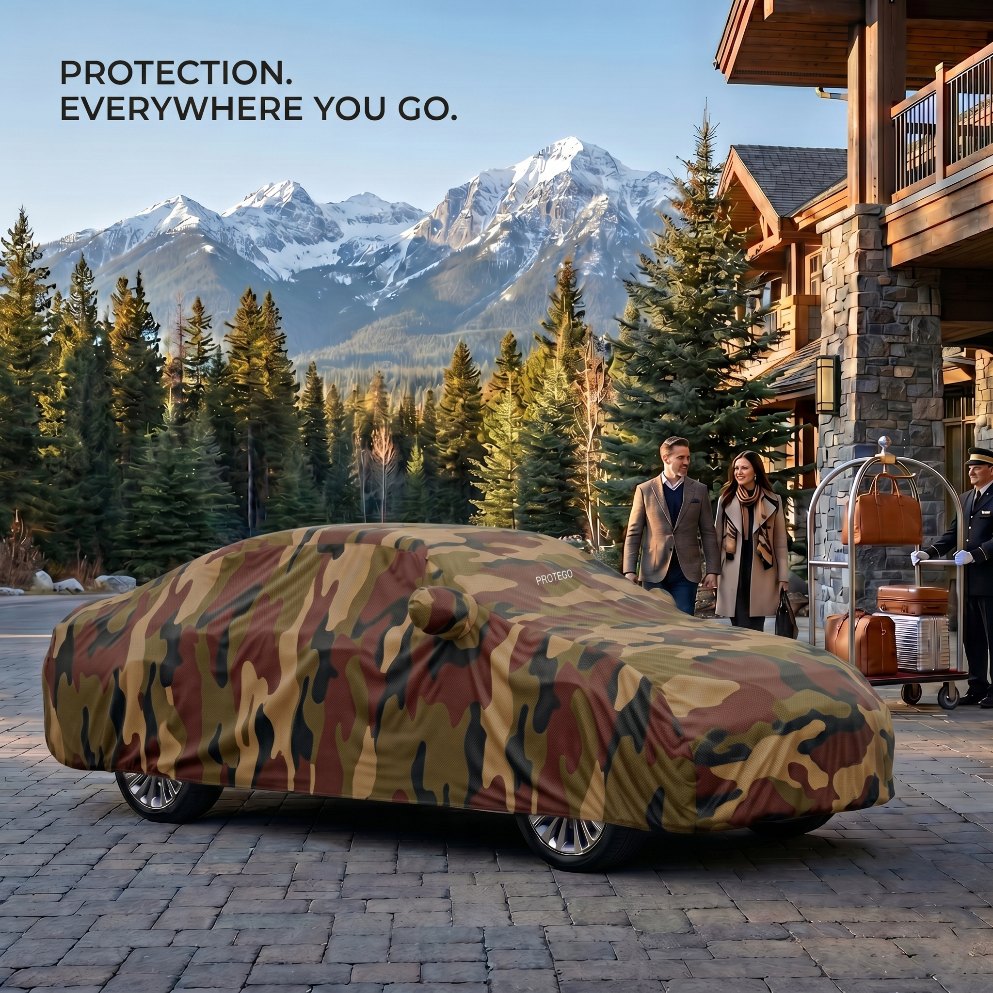 PROTEGO Premium Car Cover for Honda Amaze Antenna New | Waterproof, Dustproof & UV Protection |