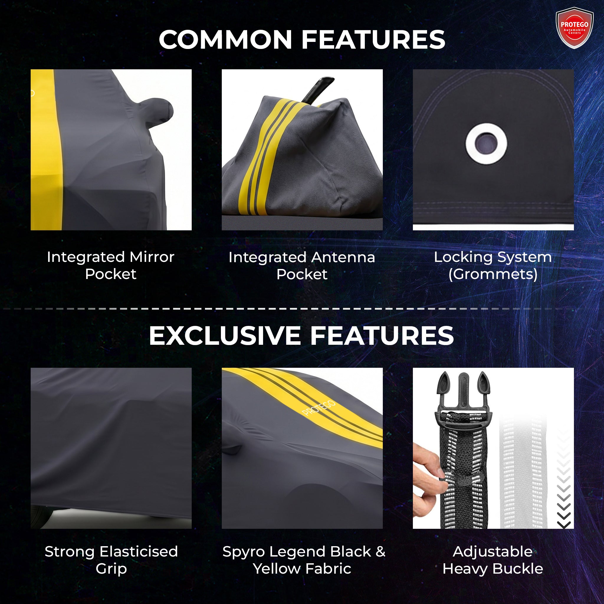 PROTEGO Premium Car Cover for Honda Amaze Antenna New | Waterproof, Dustproof & UV Protection |