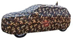 Camouflage car cover side profile with full length hood coverage
