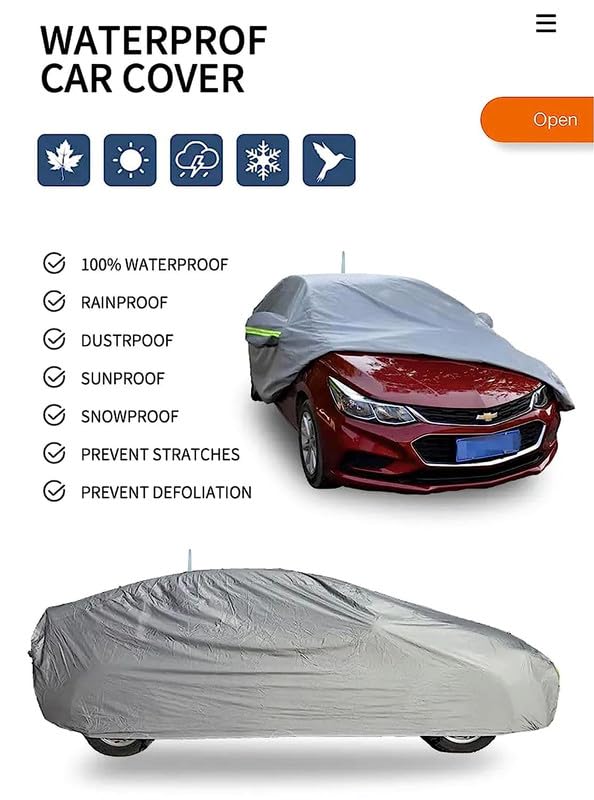 PROTEGO Premium Car Cover for Honda Amaze Antenna New | Waterproof, Dustproof & UV Protection |