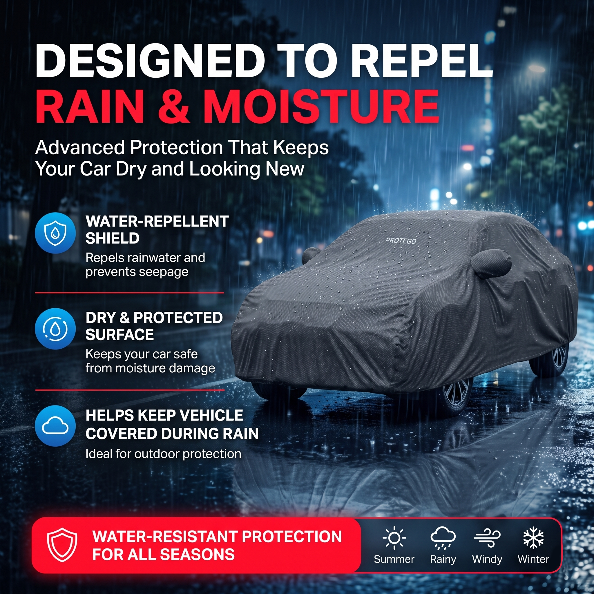 PROTEGO Premium Car Cover for Honda Mobilio | Waterproof, Dustproof & UV Protection |