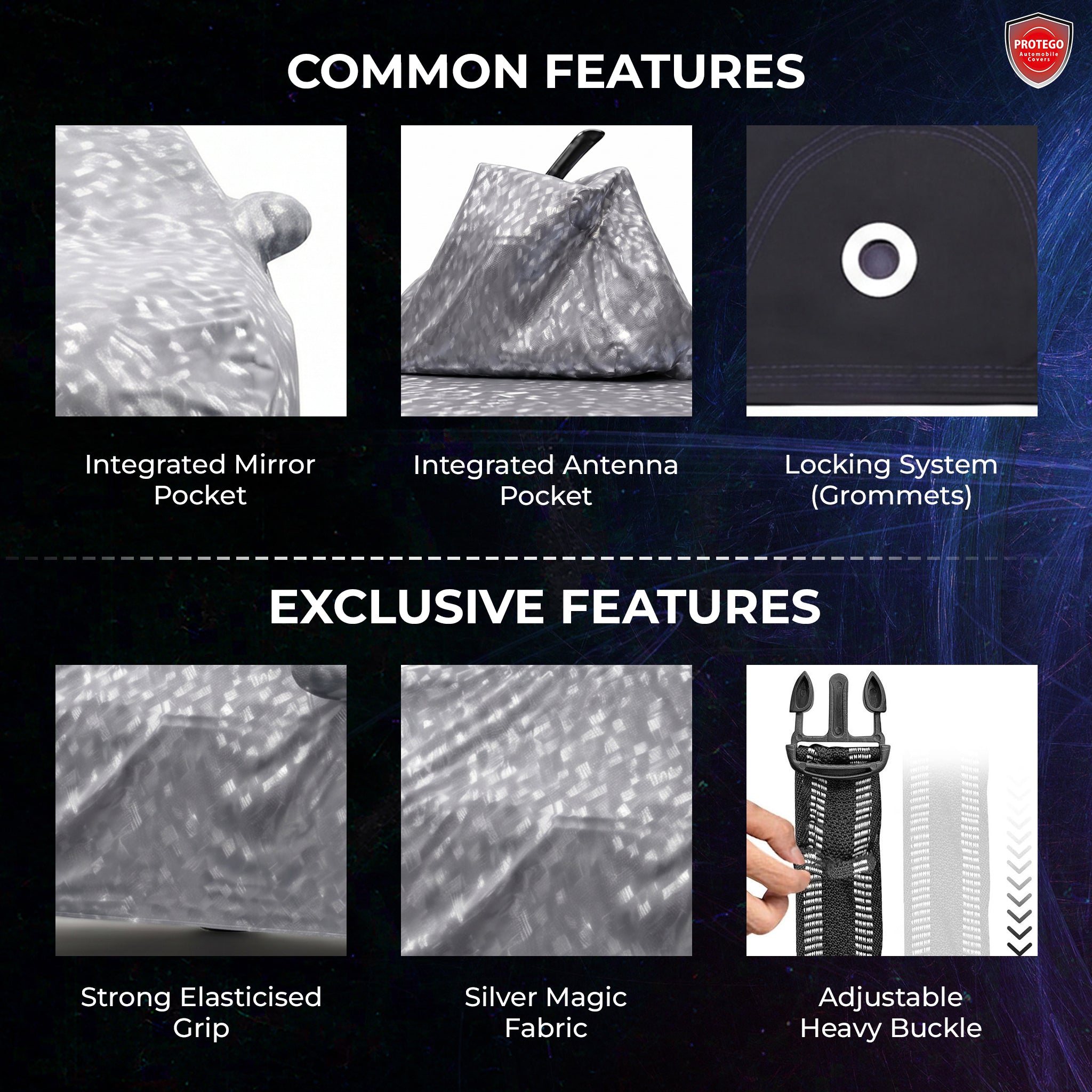 PROTEGO Premium Car Cover for Honda Amaze Antenna New | Waterproof, Dustproof & UV Protection |