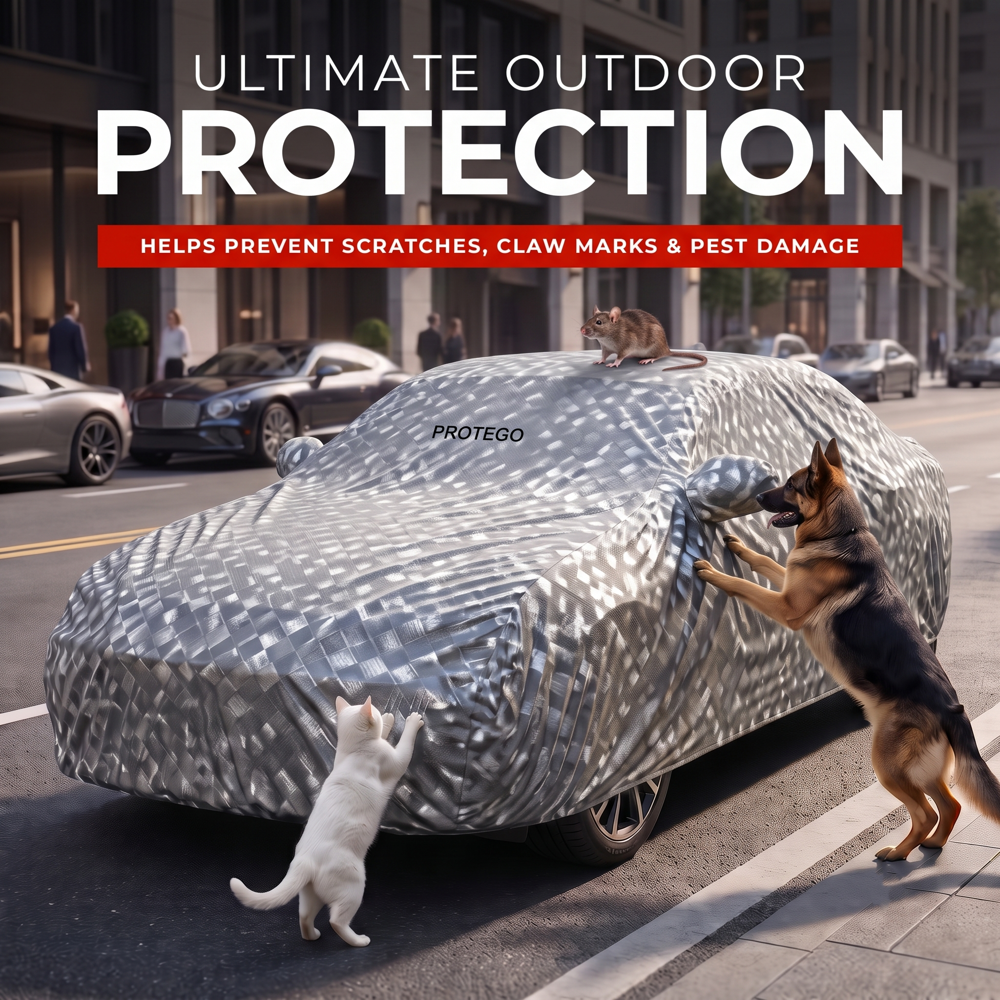 PROTEGO Premium Car Cover for Honda Mobilio | Waterproof, Dustproof & UV Protection |