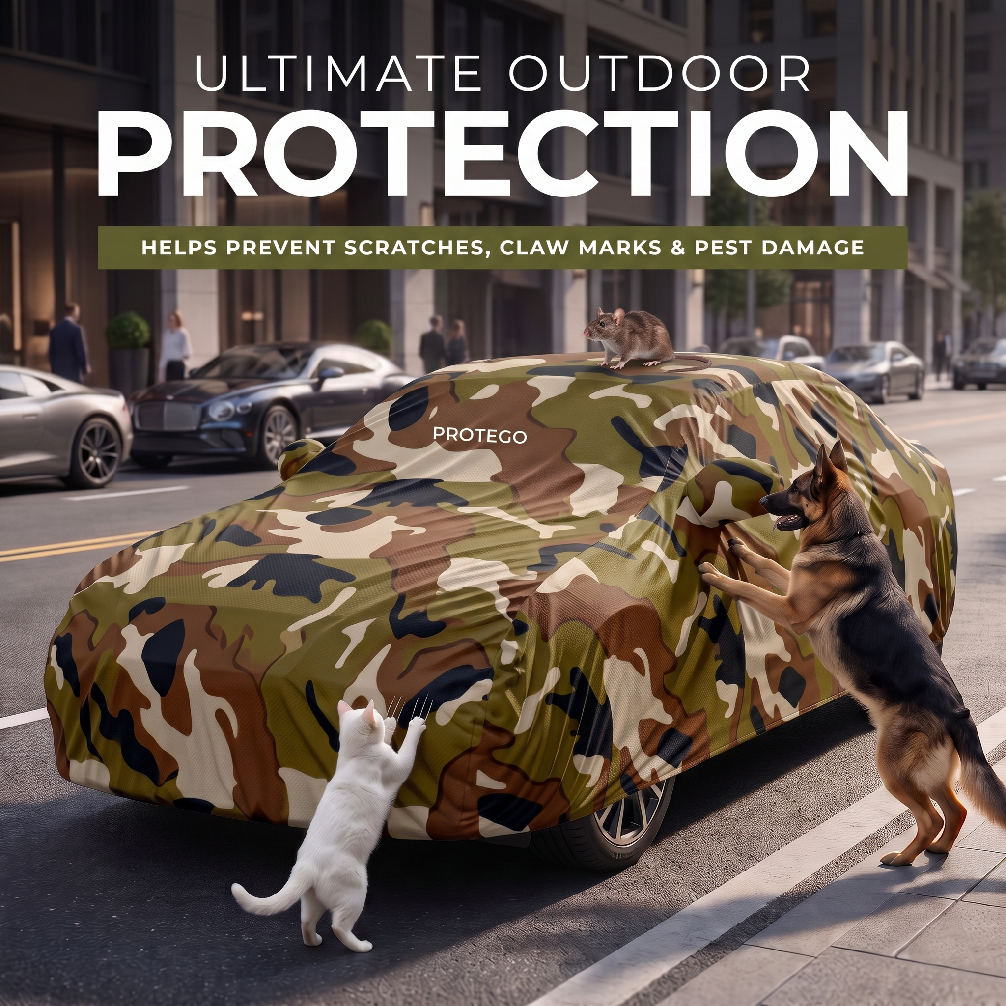 PROTEGO Premium Car Cover for Honda WRV Antenna | Waterproof, Dustproof & UV Protection |