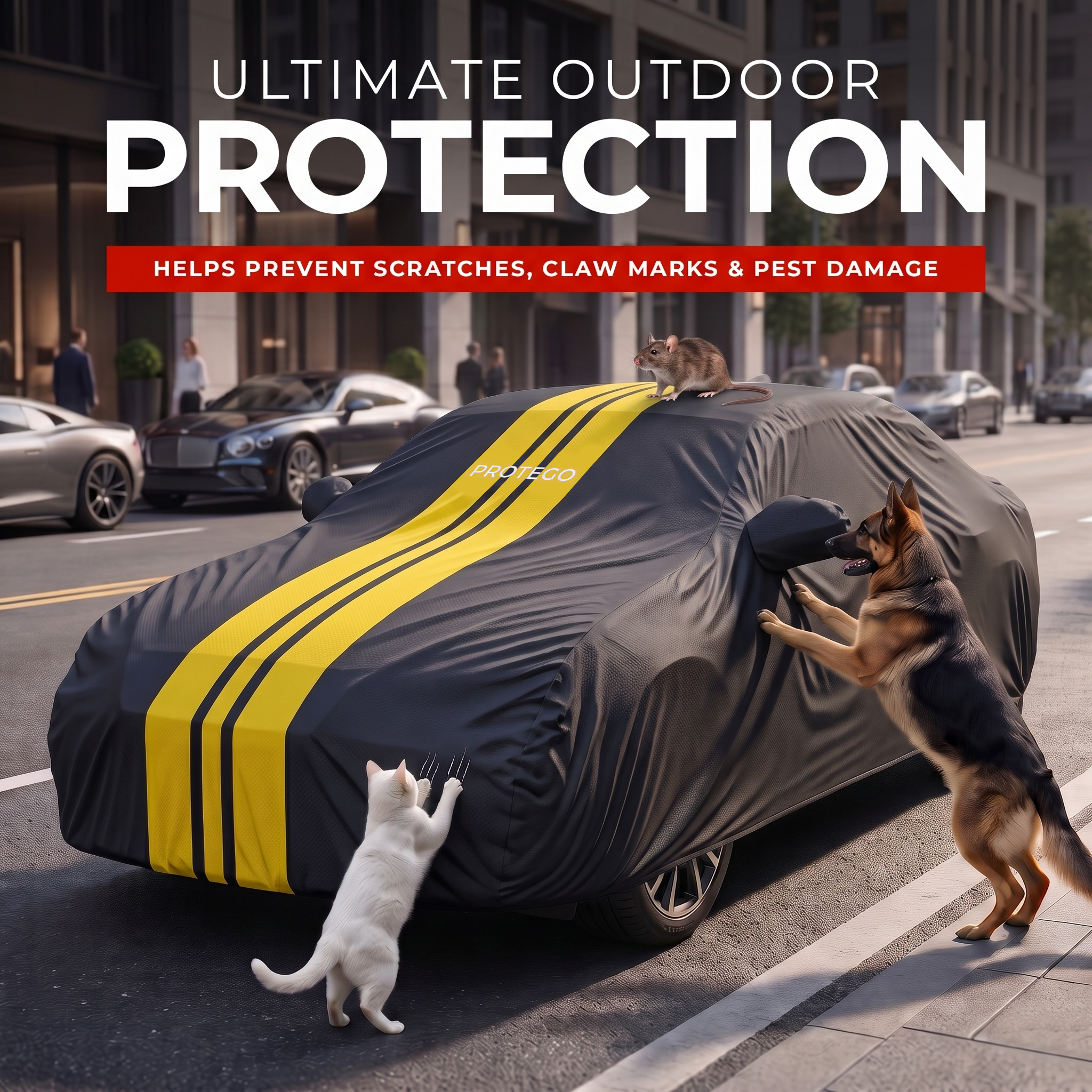 PROTEGO Premium Car Cover for Honda WRV Antenna | Waterproof, Dustproof & UV Protection |