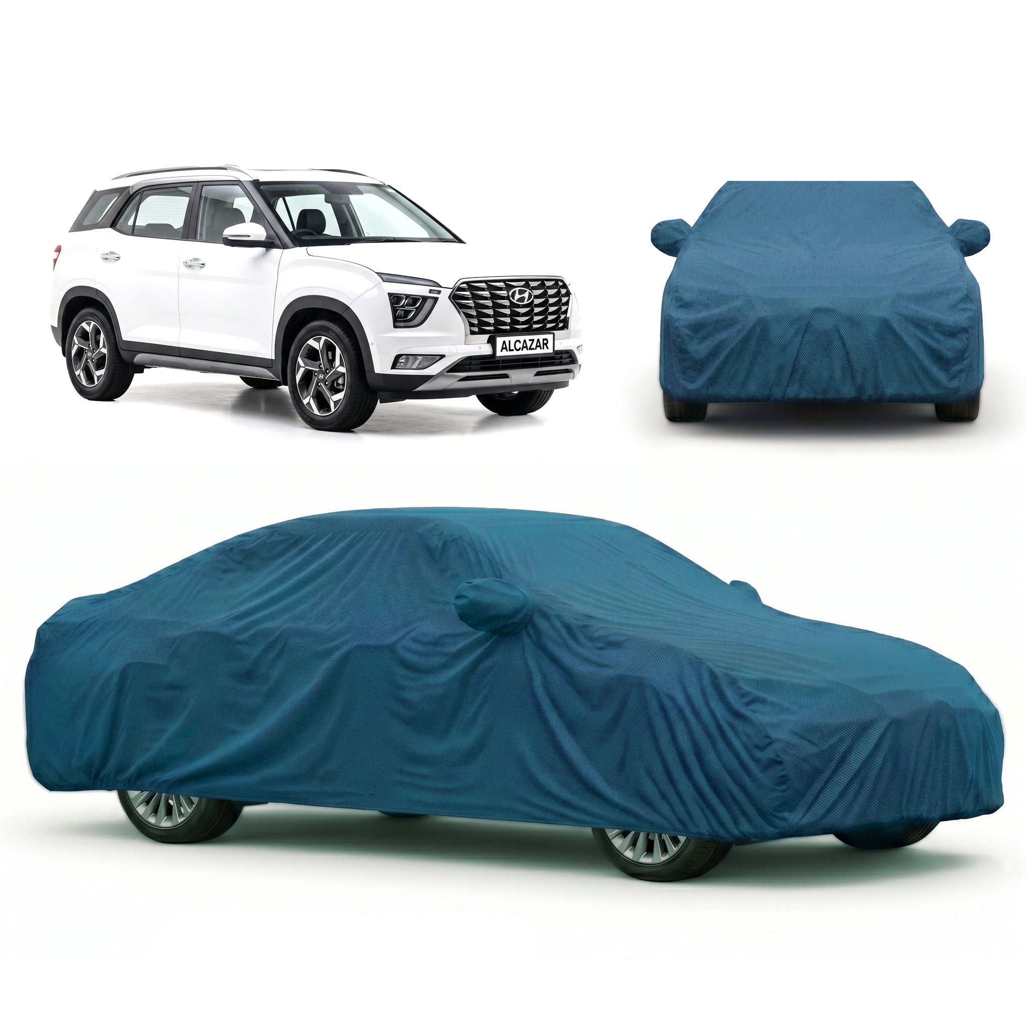 PROTEGO Premium Car Cover for Hyundai Alcazar | Waterproof, Dustproof & UV Protection |
