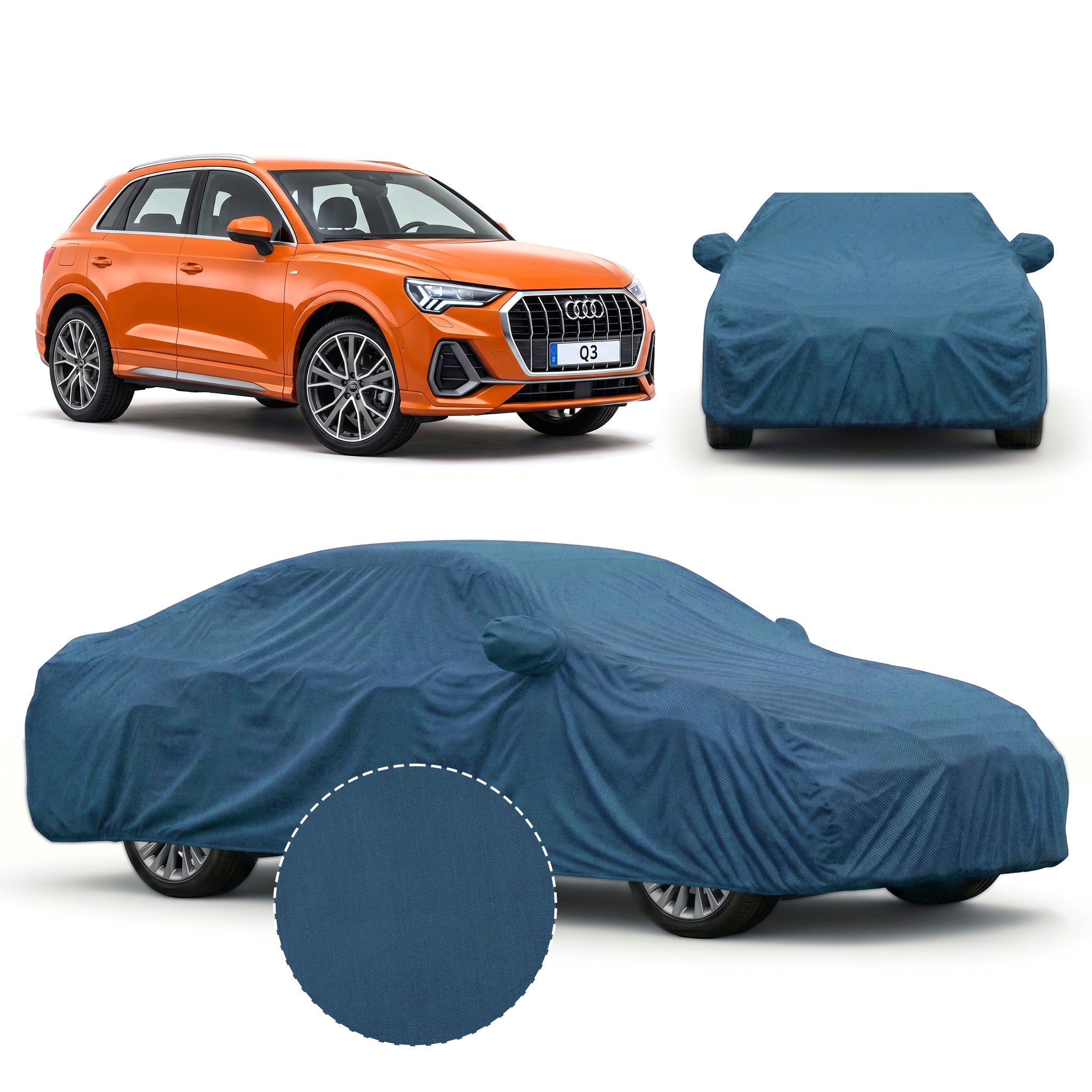 PROTEGO Premium Car Cover for Audi Q3 | Waterproof, Dustproof & UV Protection |