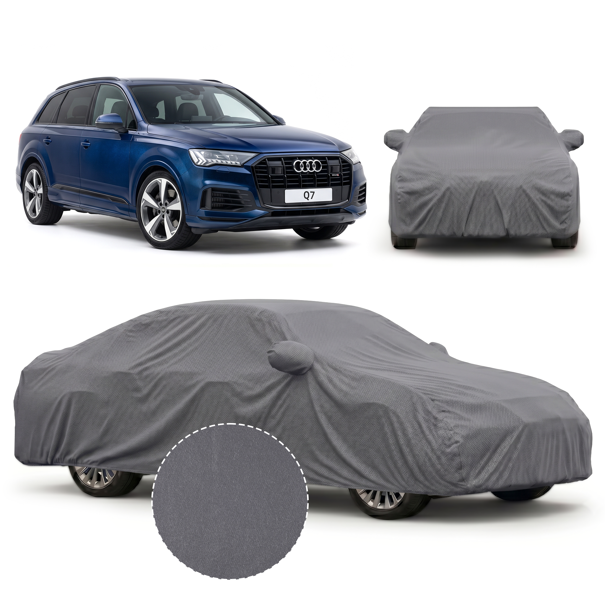 PROTEGO Premium Car Cover for Audi Q7 | Waterproof, Dustproof & UV Protection |