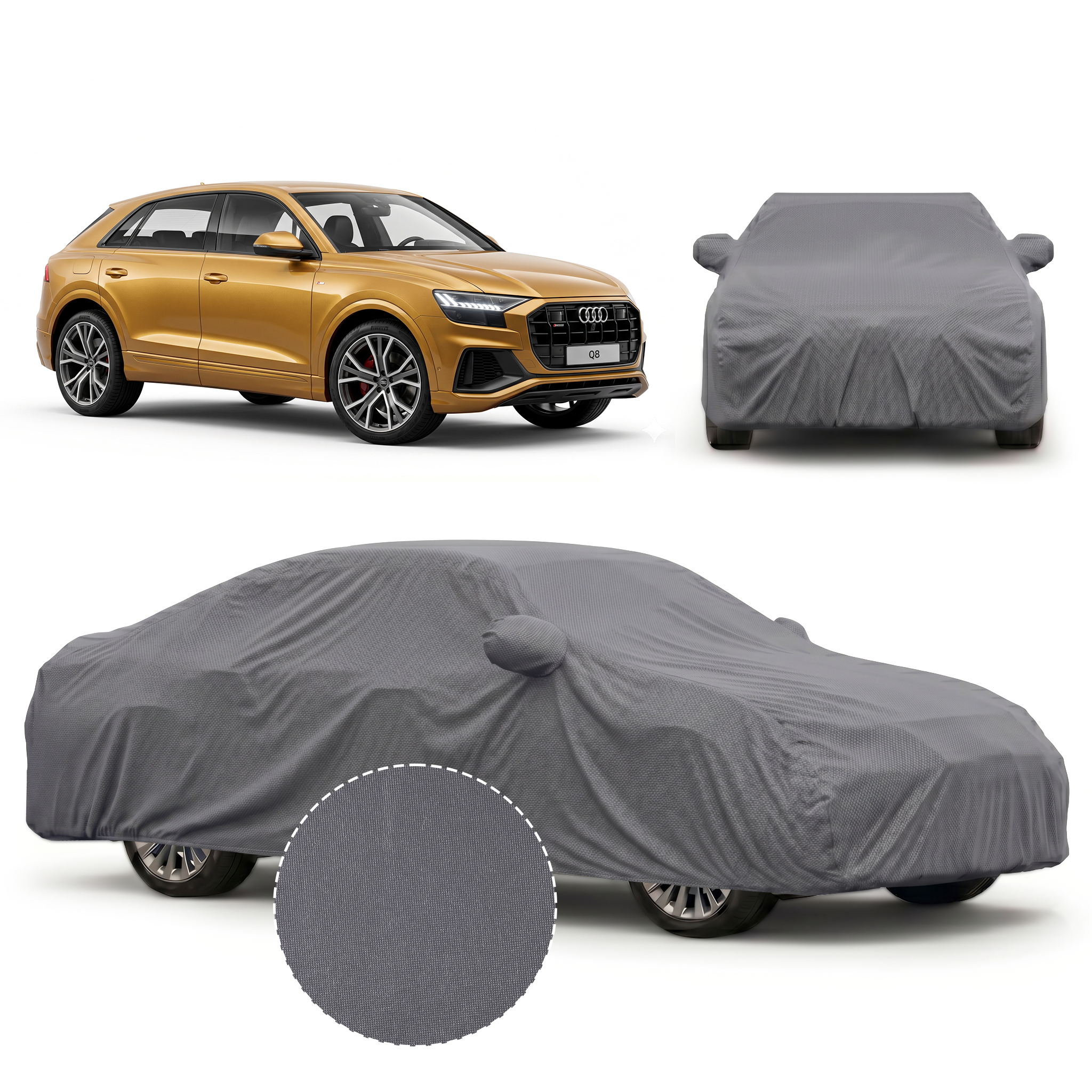 PROTEGO Premium Car Cover for Audi RS Q8 | Waterproof, Dustproof & UV Protection |