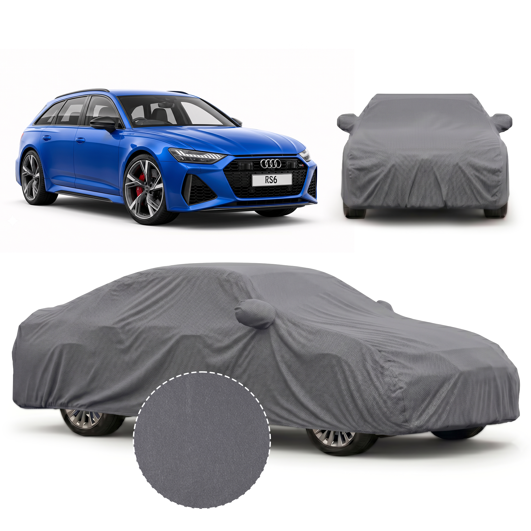 PROTEGO Premium Car Cover for Audi RS6 | Waterproof, Dustproof & UV Protection |