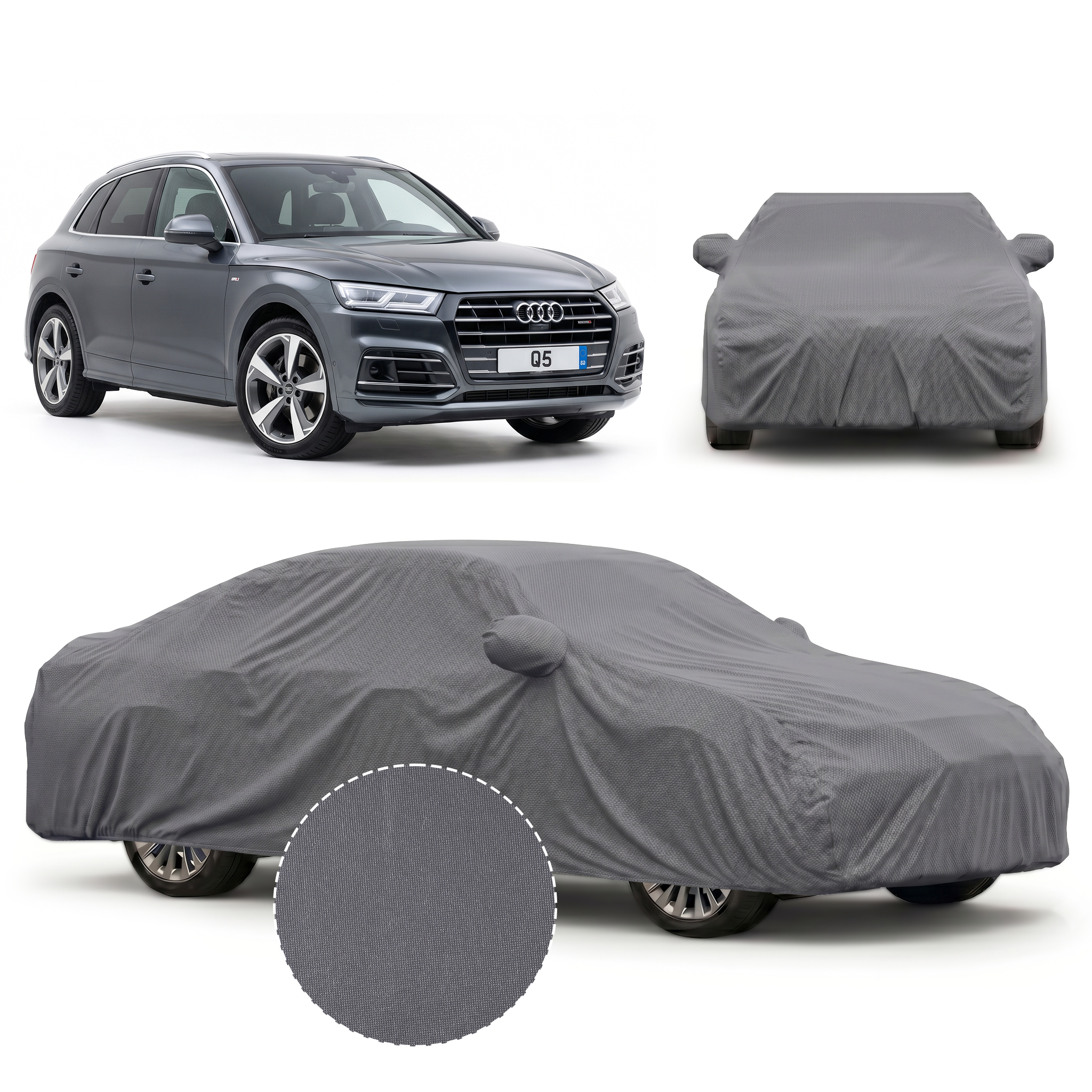 PROTEGO Premium Car Cover for Audi Q5 | Waterproof, Dustproof & UV Protection |