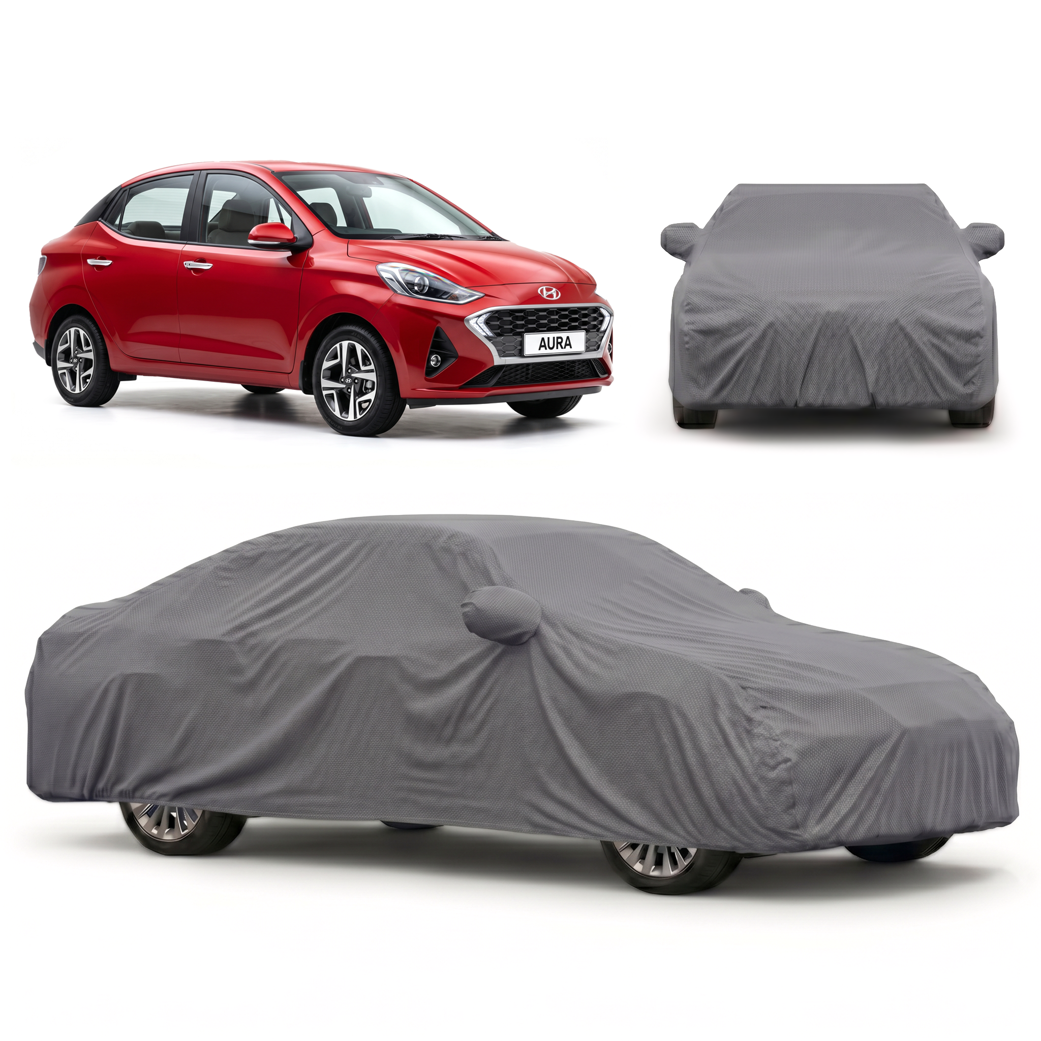PROTEGO Premium Car Cover for Hyundai Aura | Waterproof, Dustproof & UV Protection |