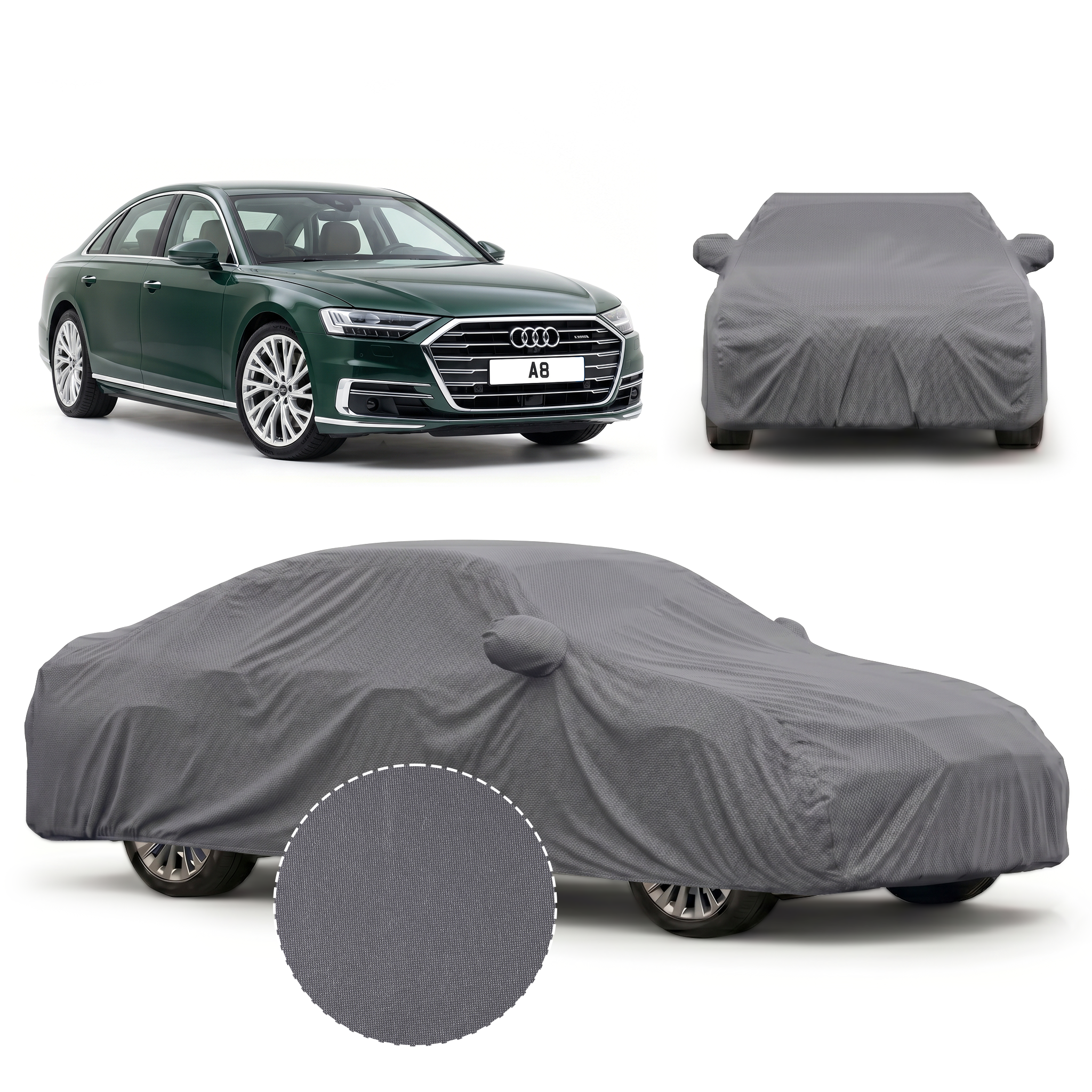 PROTEGO Premium Car Cover for Audi A8 | Waterproof, Dustproof & UV Protection |