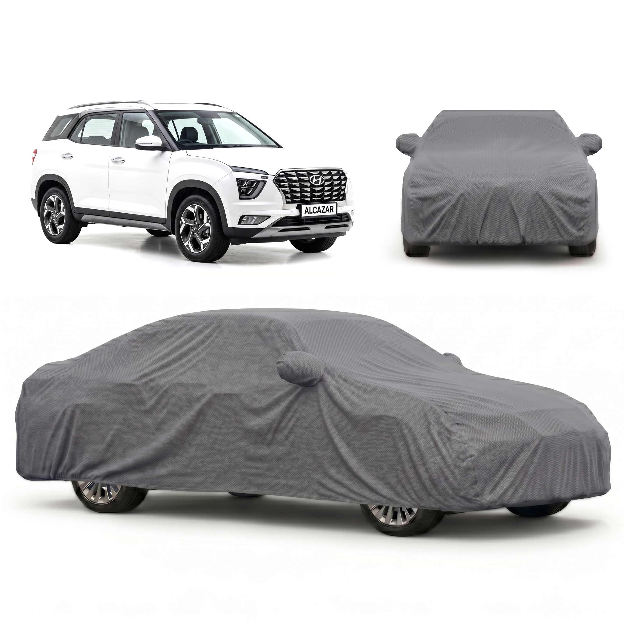 PROTEGO Premium Car Cover for Hyundai Alcazar | Waterproof, Dustproof & UV Protection |