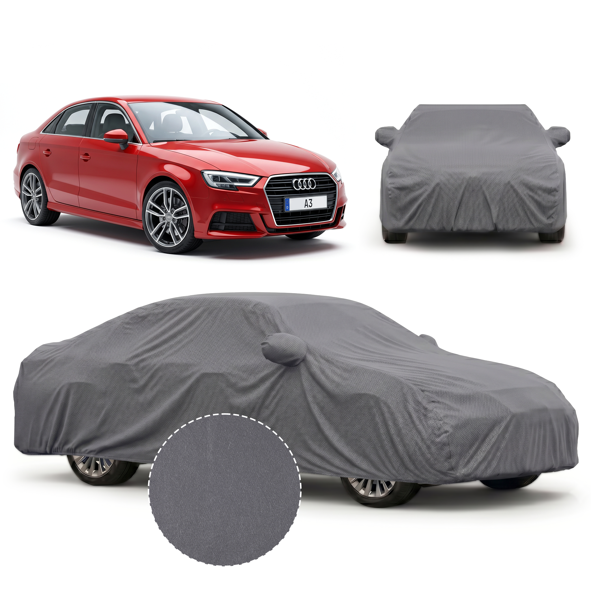 PROTEGO Premium Car Cover for Audi A3 | Waterproof, Dustproof & UV Protection |
