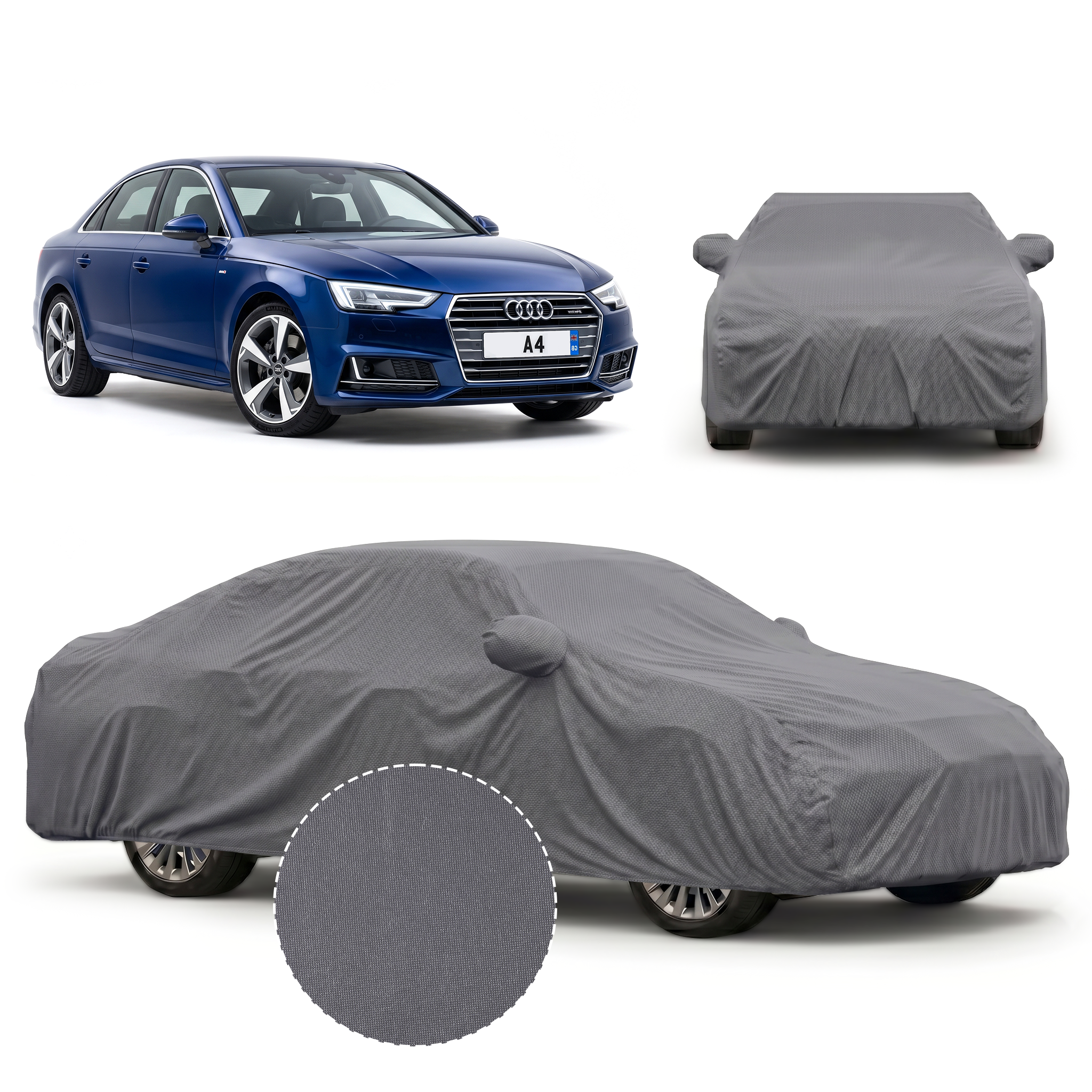 PROTEGO Premium Car Cover for Audi A4 | Waterproof, Dustproof & UV Protection |