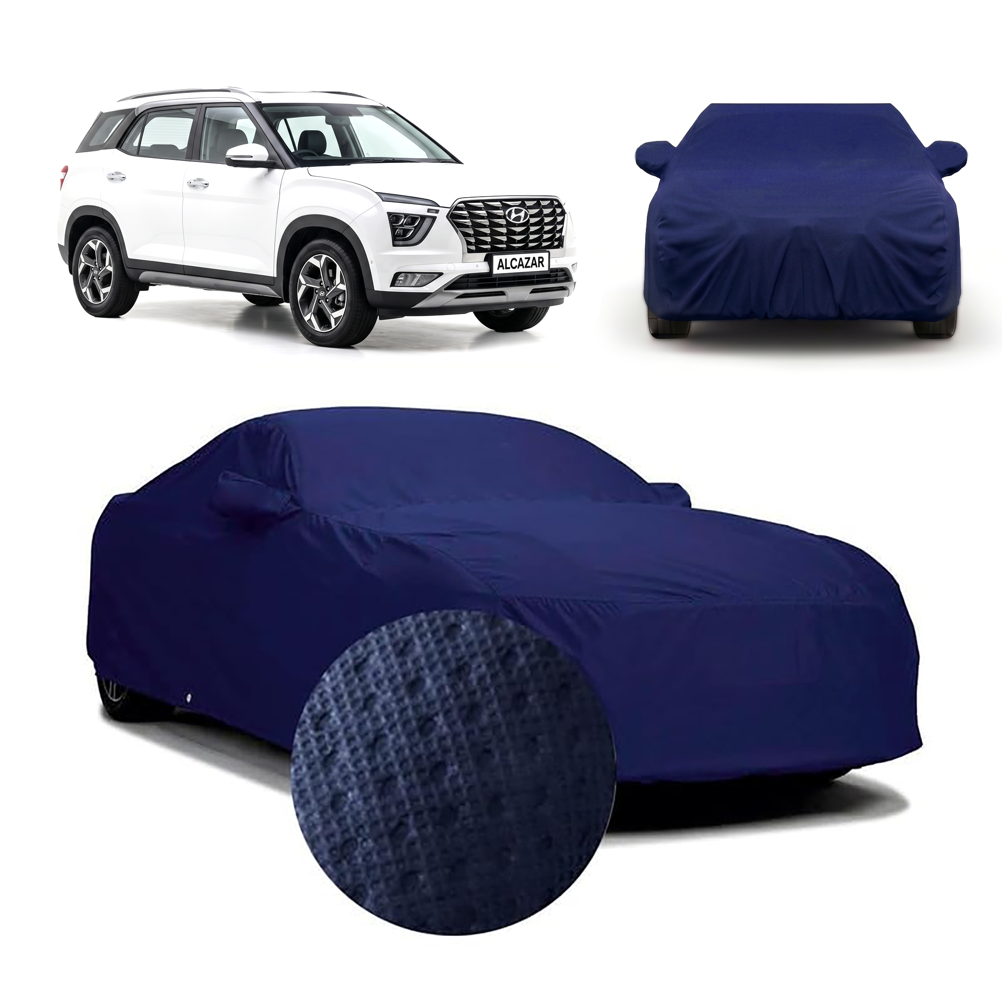 PROTEGO Premium Car Cover for Hyundai Alcazar | Waterproof, Dustproof & UV Protection |