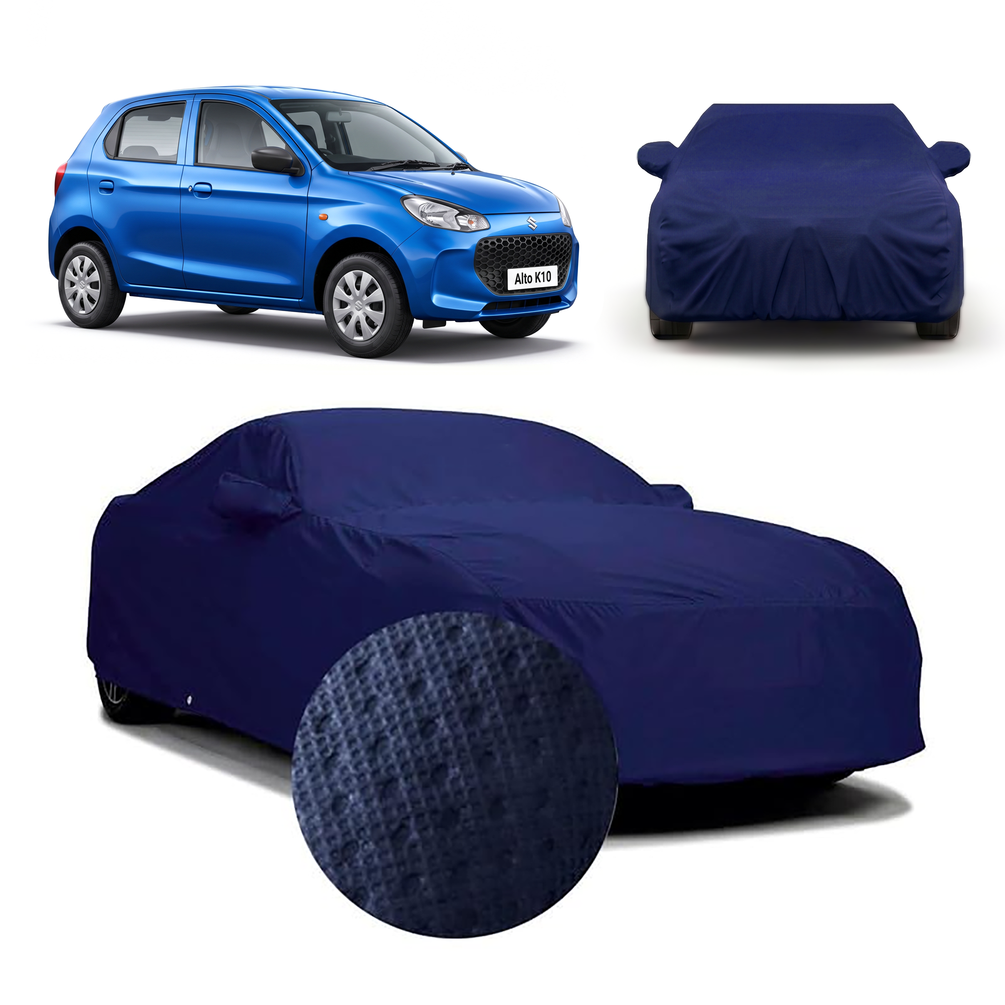 PROTEGO Premium Car Cover for Maruti Suzuki Alto K10 | Waterproof, Dustproof & UV Protection |