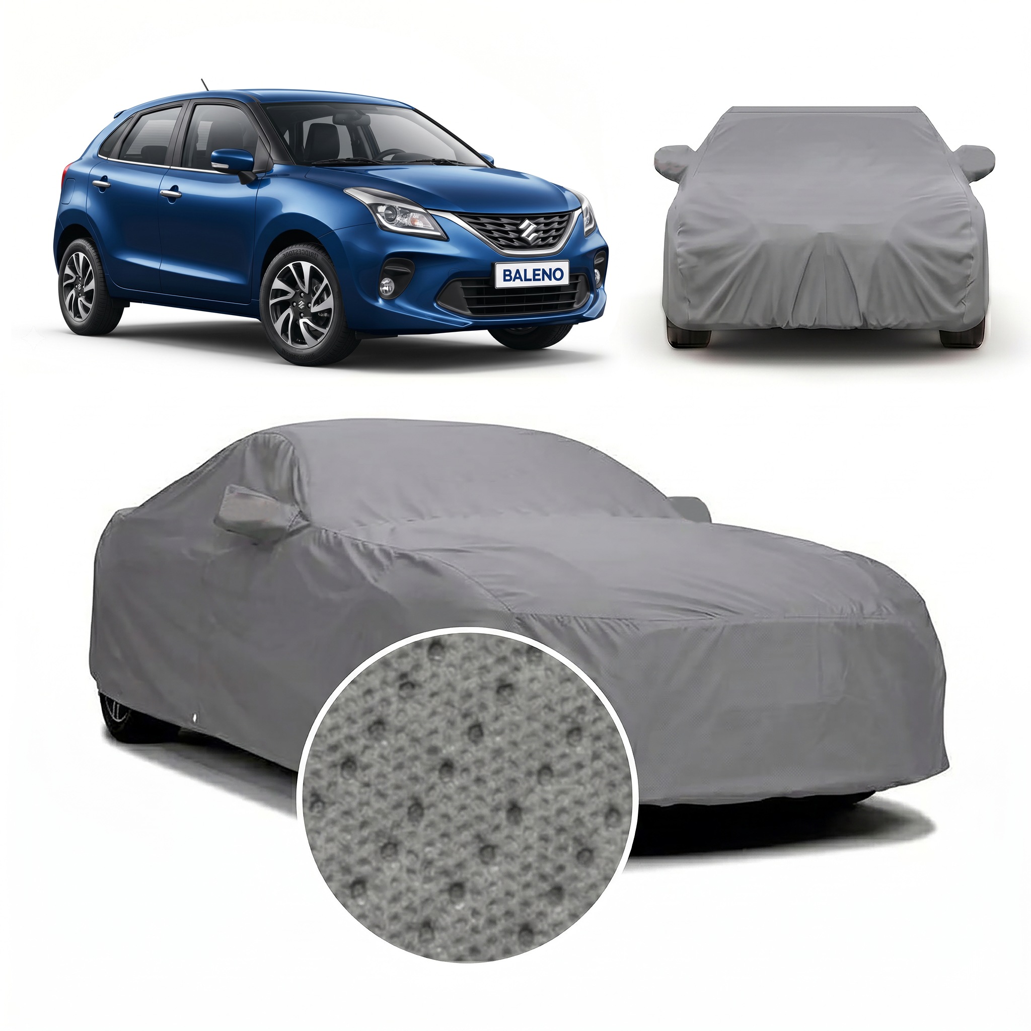 PROTEGO Premium Car Cover for Maruti Suzuki Beleno | Waterproof, Dustproof & UV Protection |