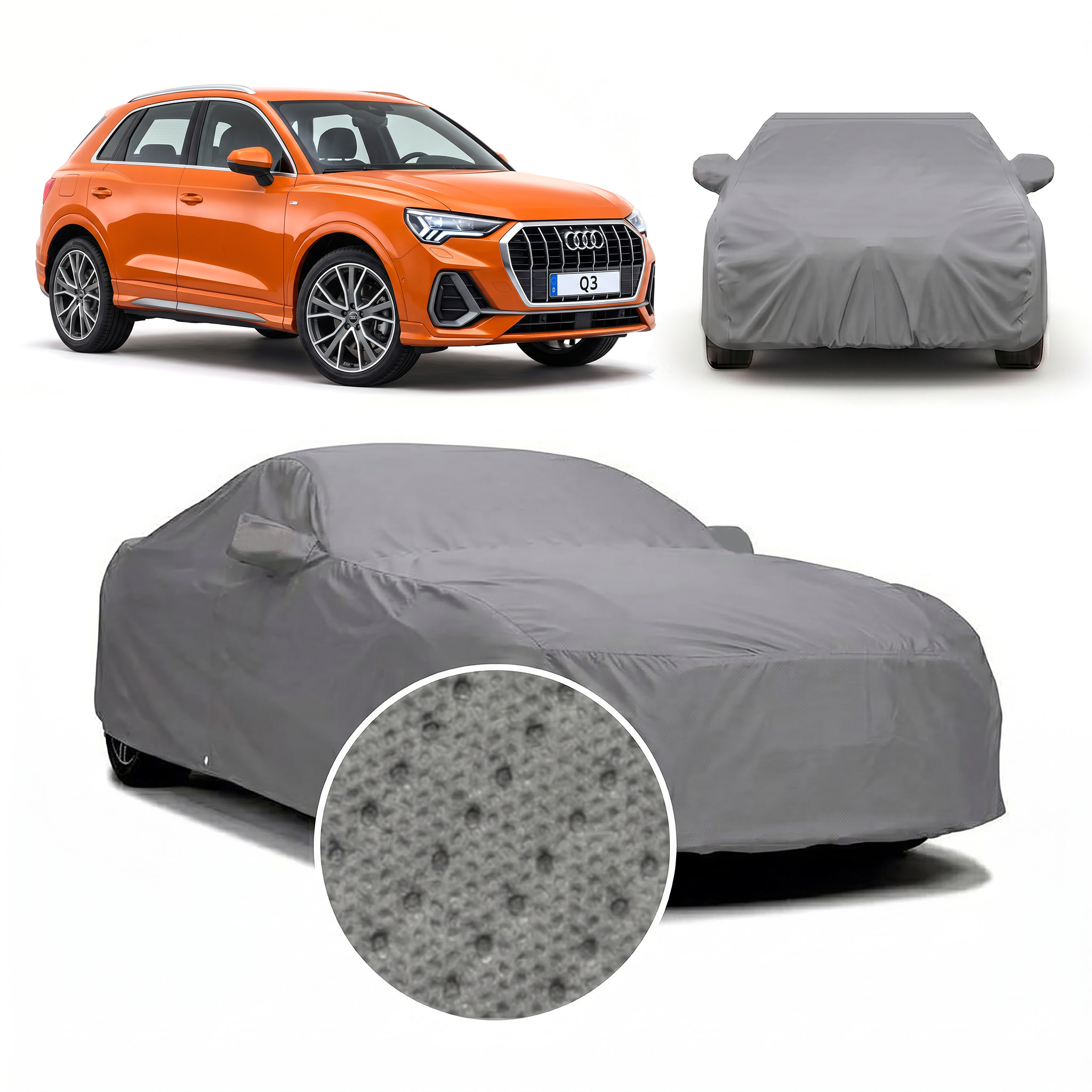 PROTEGO Premium Car Cover for Audi Q3 | Waterproof, Dustproof & UV Protection |