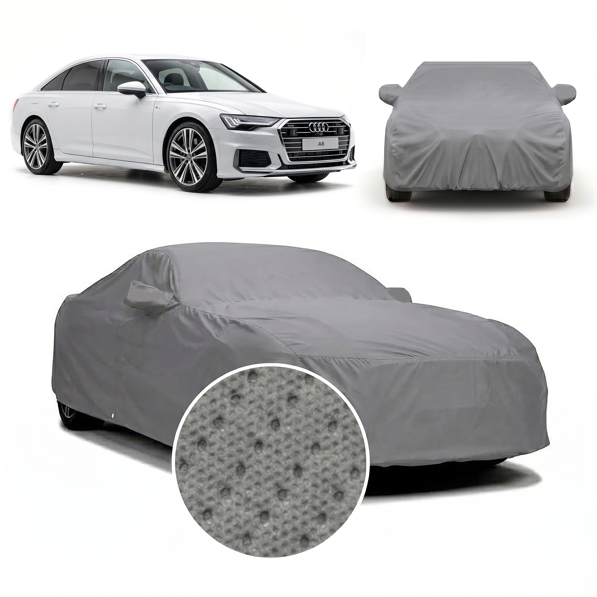 PROTEGO Premium Car Cover for Audi A6 | Waterproof, Dustproof & UV Protection |