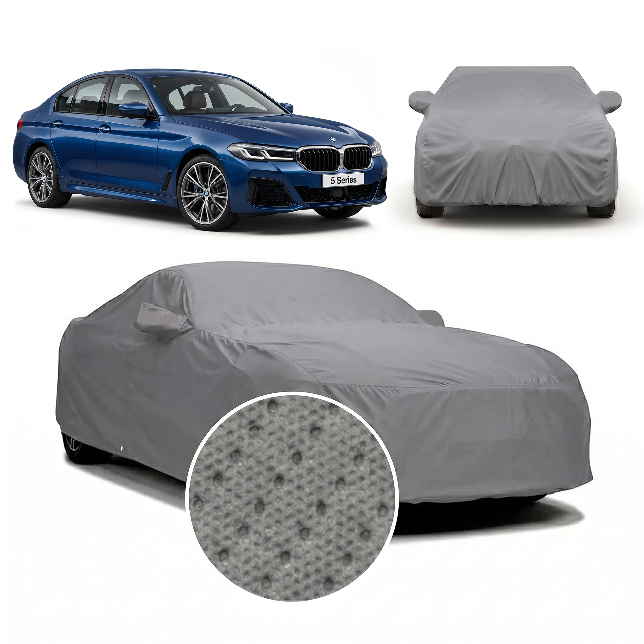 PROTEGO Premium Car Cover for BMW 5 Series | Waterproof, Dustproof & UV Protection |