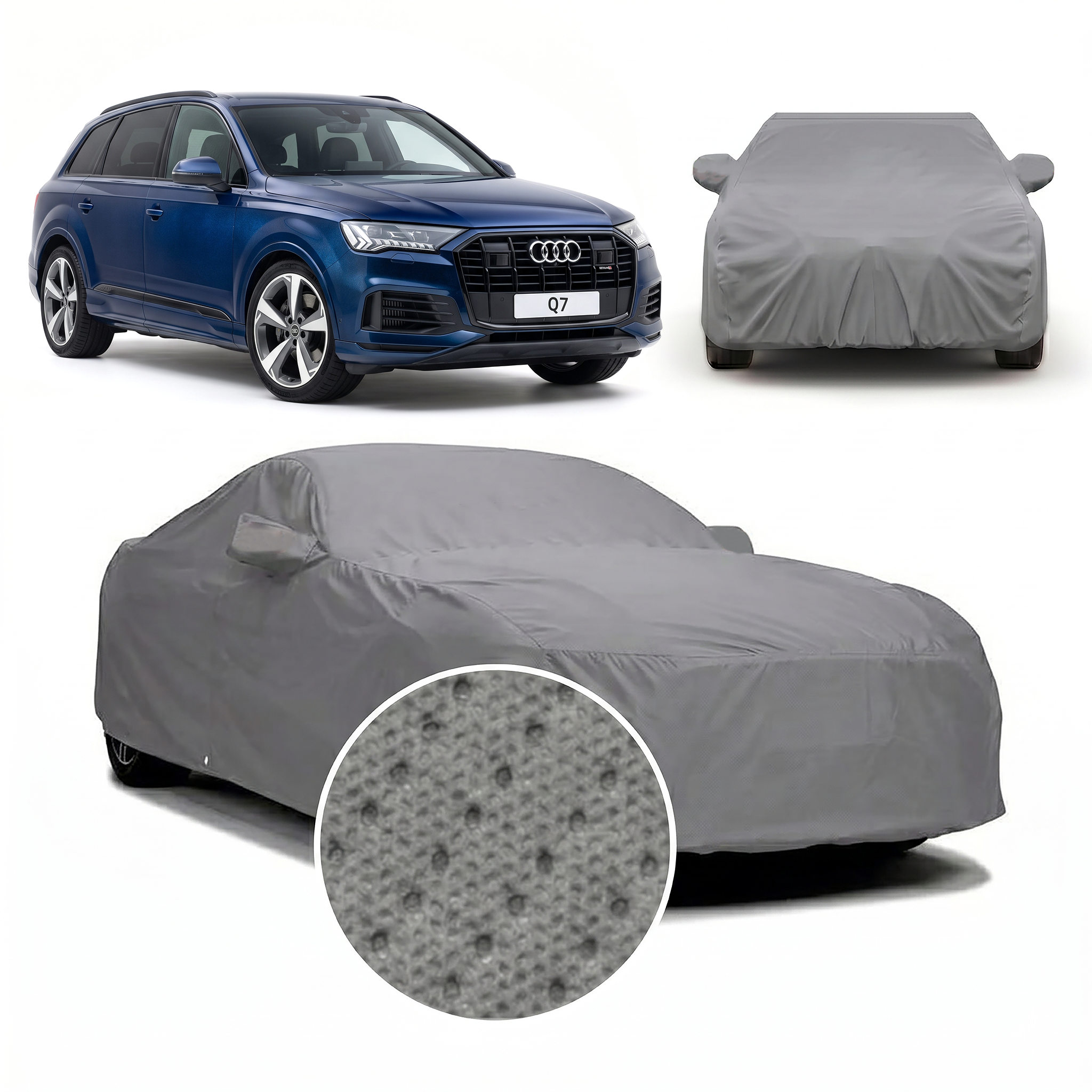 PROTEGO Premium Car Cover for Audi Q7 | Waterproof, Dustproof & UV Protection |