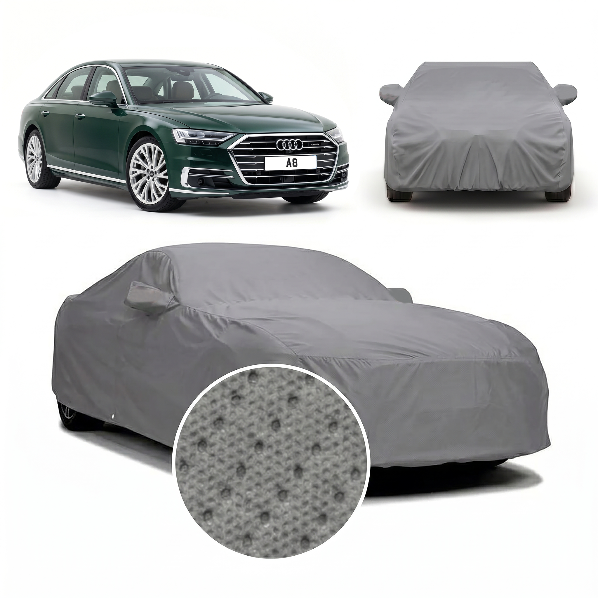 PROTEGO Premium Car Cover for Audi A8 | Waterproof, Dustproof & UV Protection |