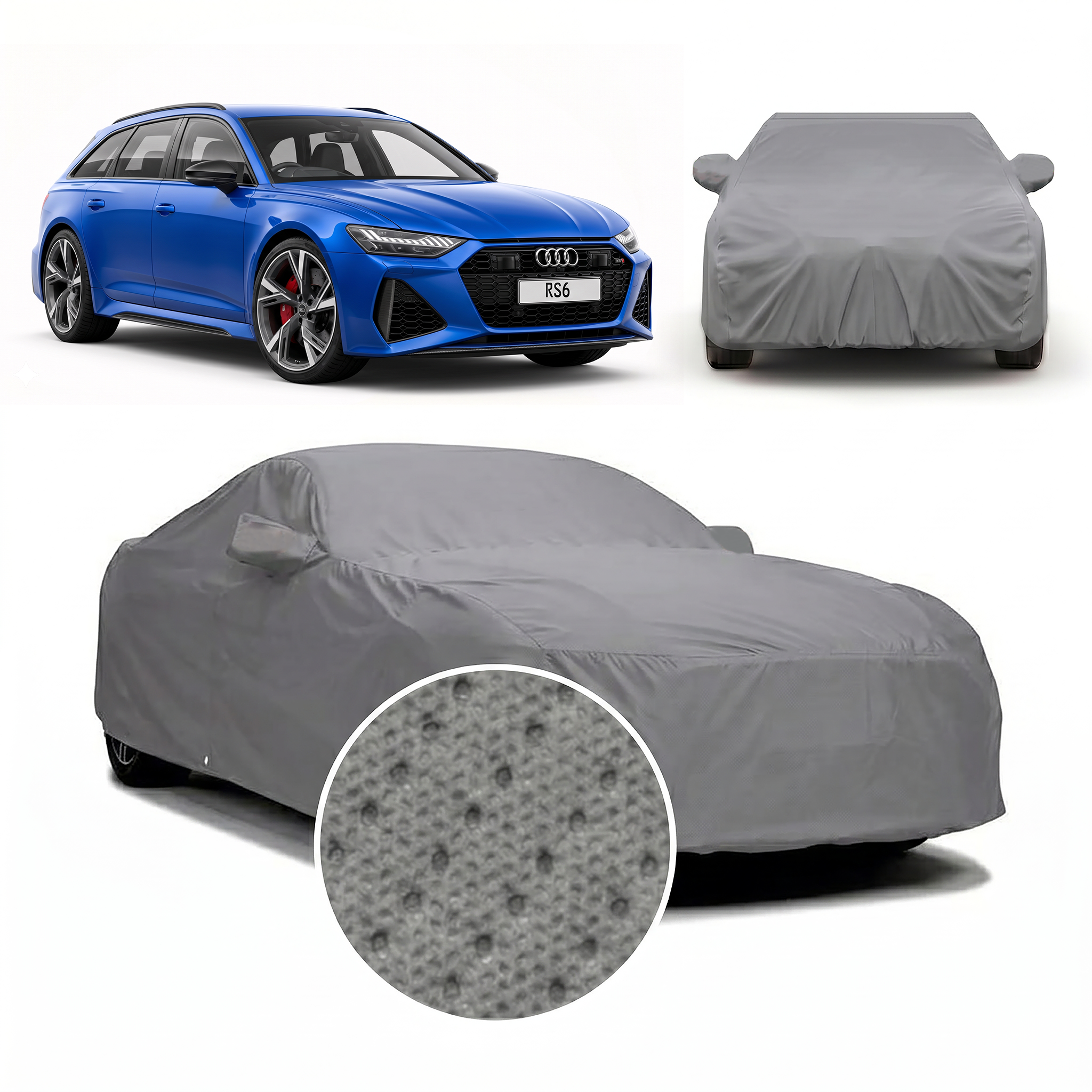 PROTEGO Premium Car Cover for Audi RS6 | Waterproof, Dustproof & UV Protection |
