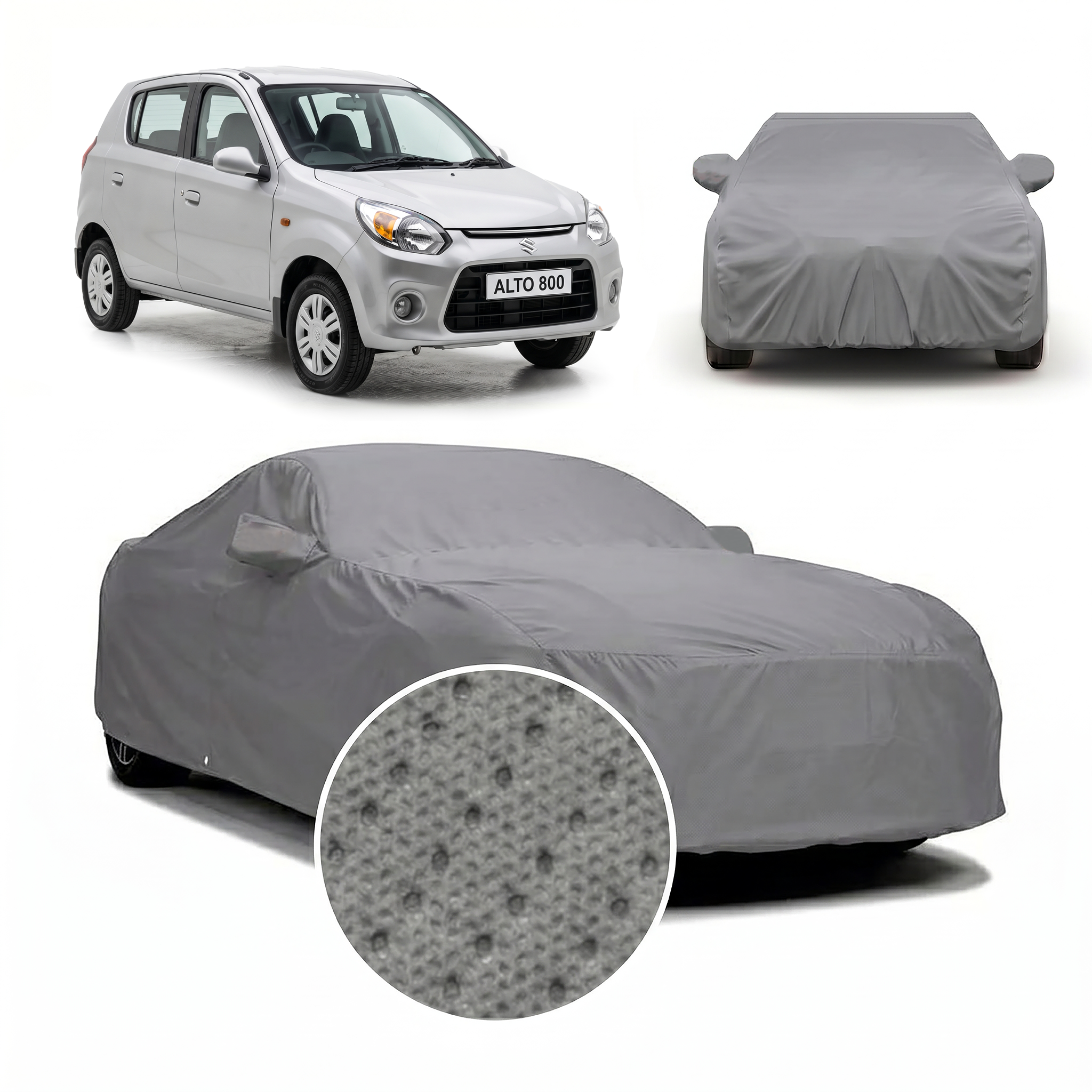 PROTEGO Premium Car Cover for Maruti Suzuki Alto 800 | Waterproof, Dustproof & UV Protection |