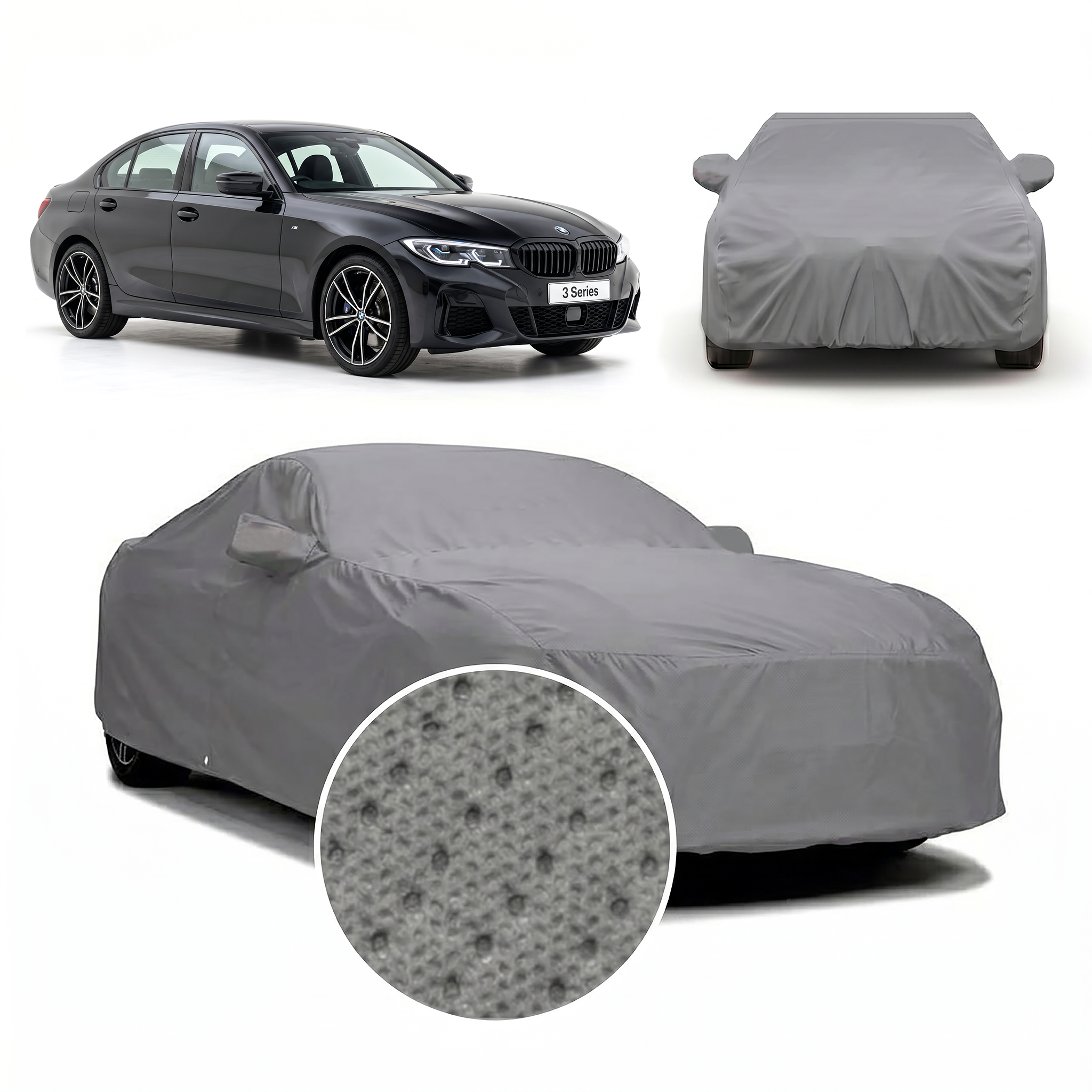 PROTEGO Premium Car Cover for BMW 3 Series | Waterproof, Dustproof & UV Protection |