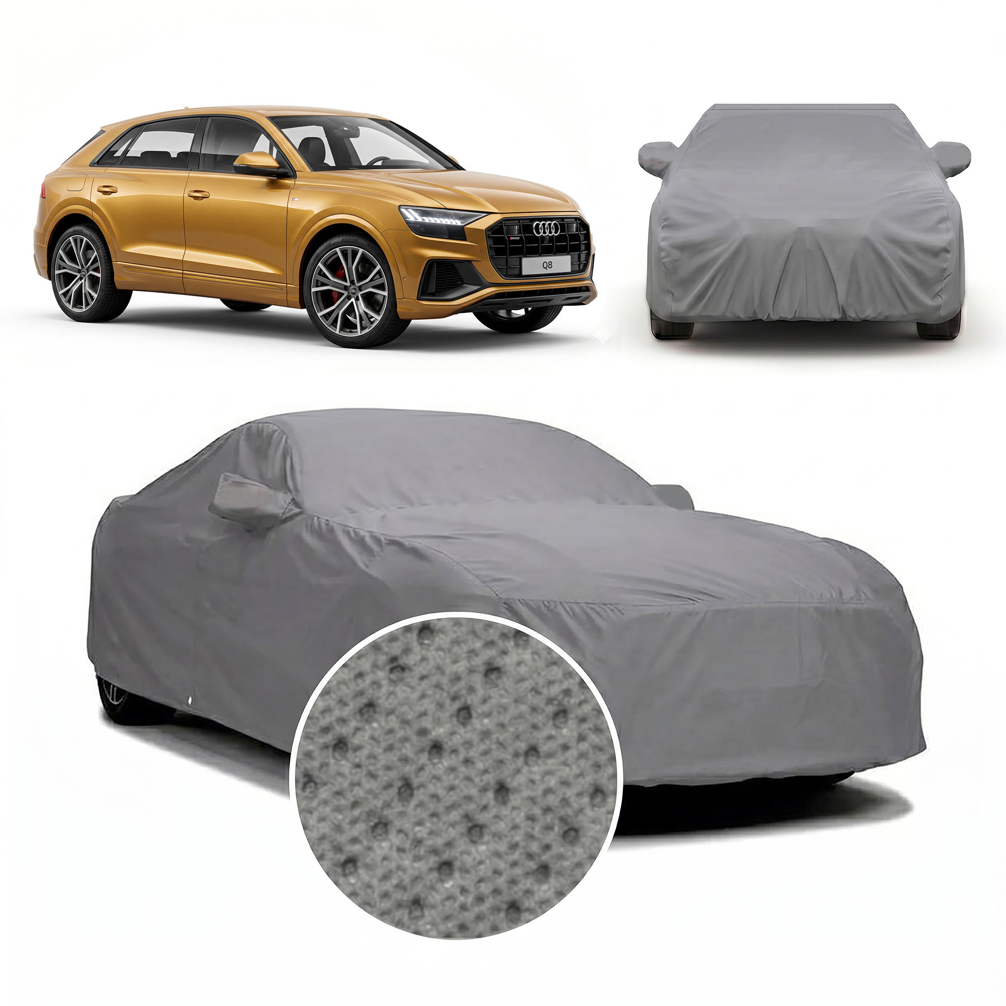 PROTEGO Premium Car Cover for Audi RS Q8 | Waterproof, Dustproof & UV Protection |