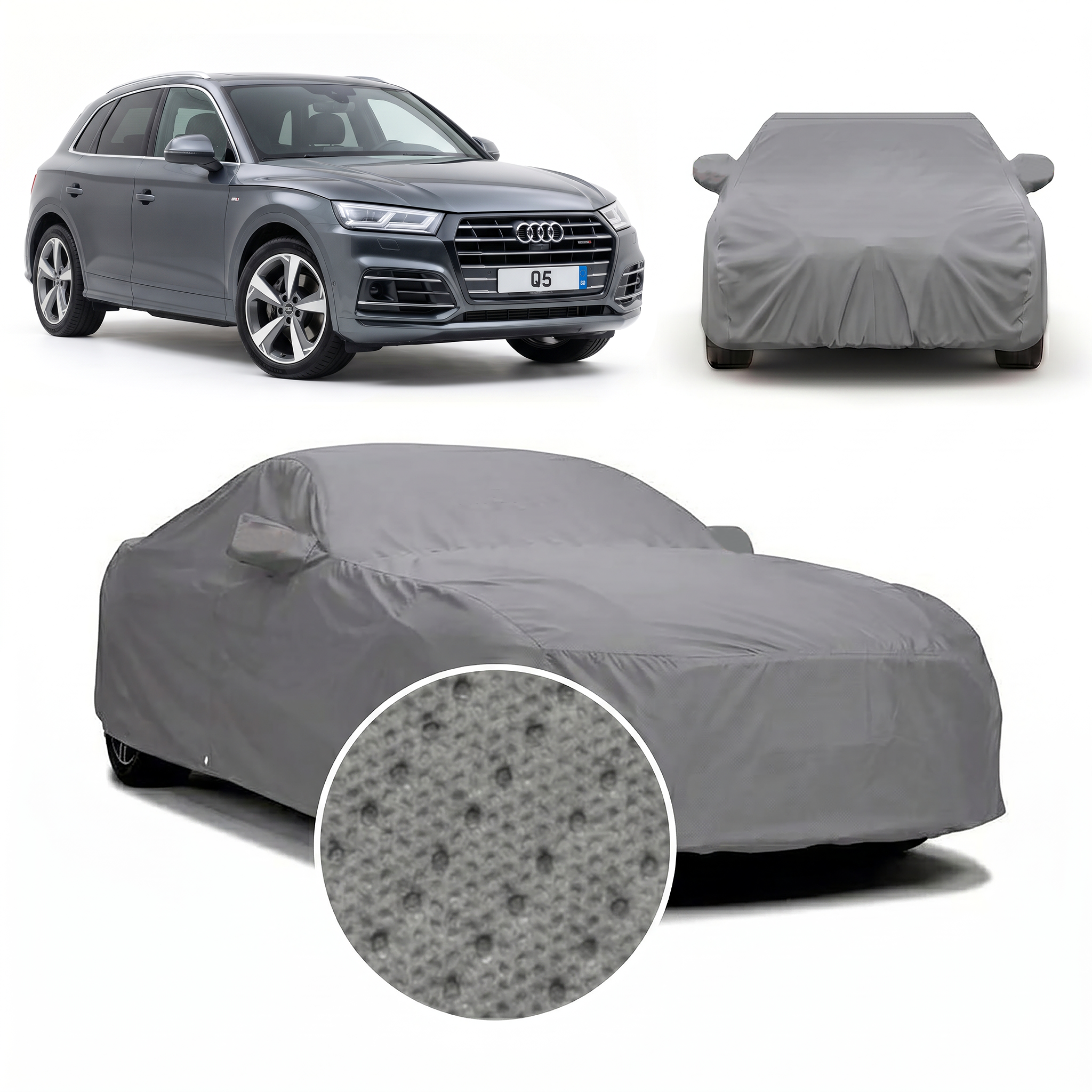 PROTEGO Premium Car Cover for Audi Q5 | Waterproof, Dustproof & UV Protection |