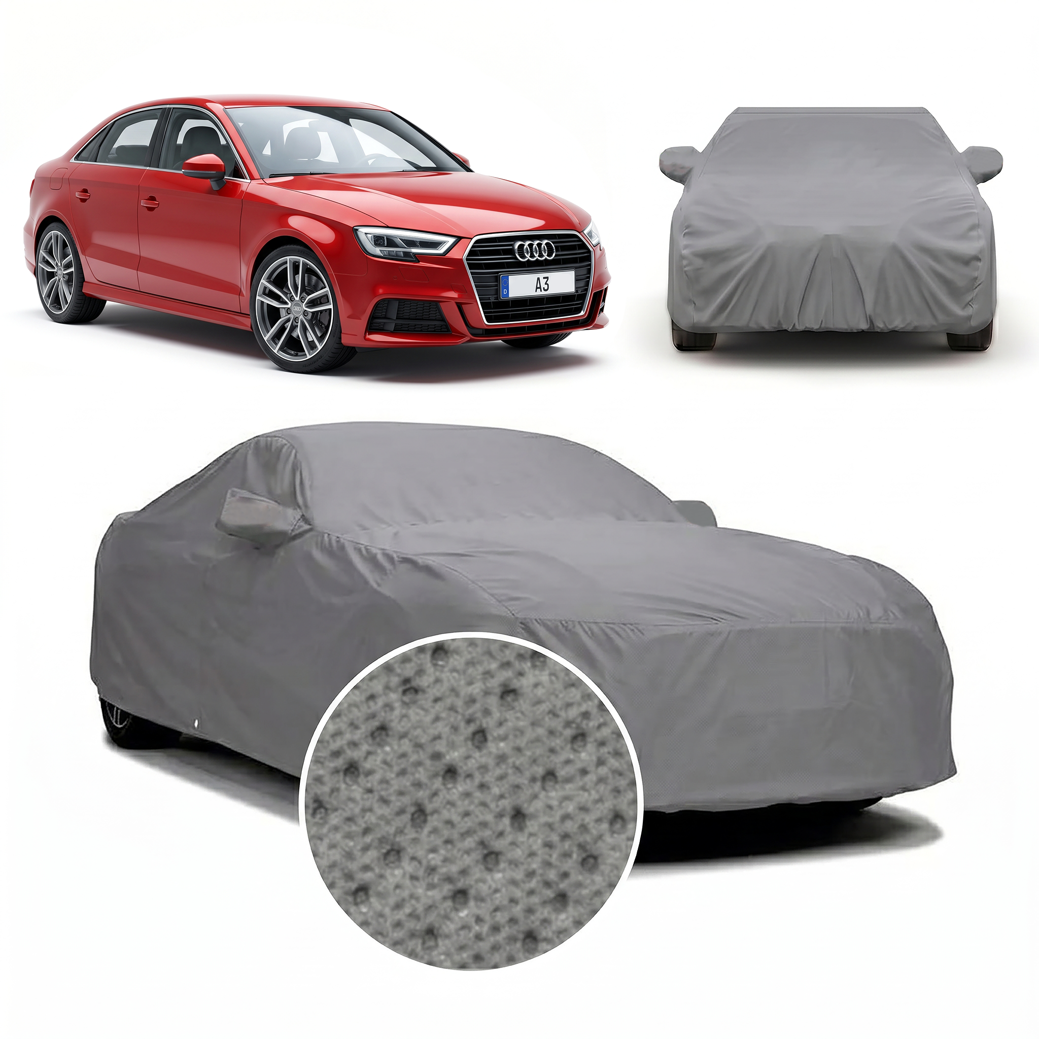 PROTEGO Premium Car Cover for Audi A3 | Waterproof, Dustproof & UV Protection |