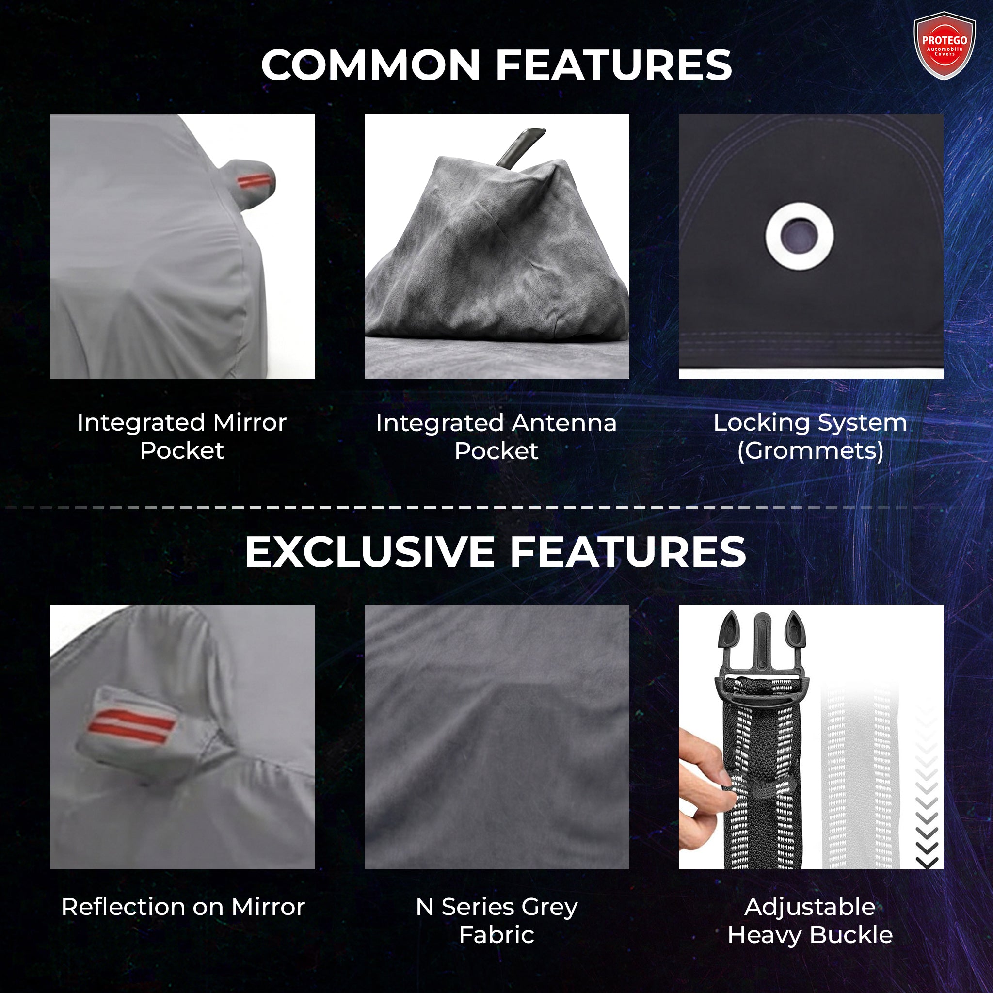 PROTEGO Premium Car Cover for Honda Amaze Antenna New | Waterproof, Dustproof & UV Protection |